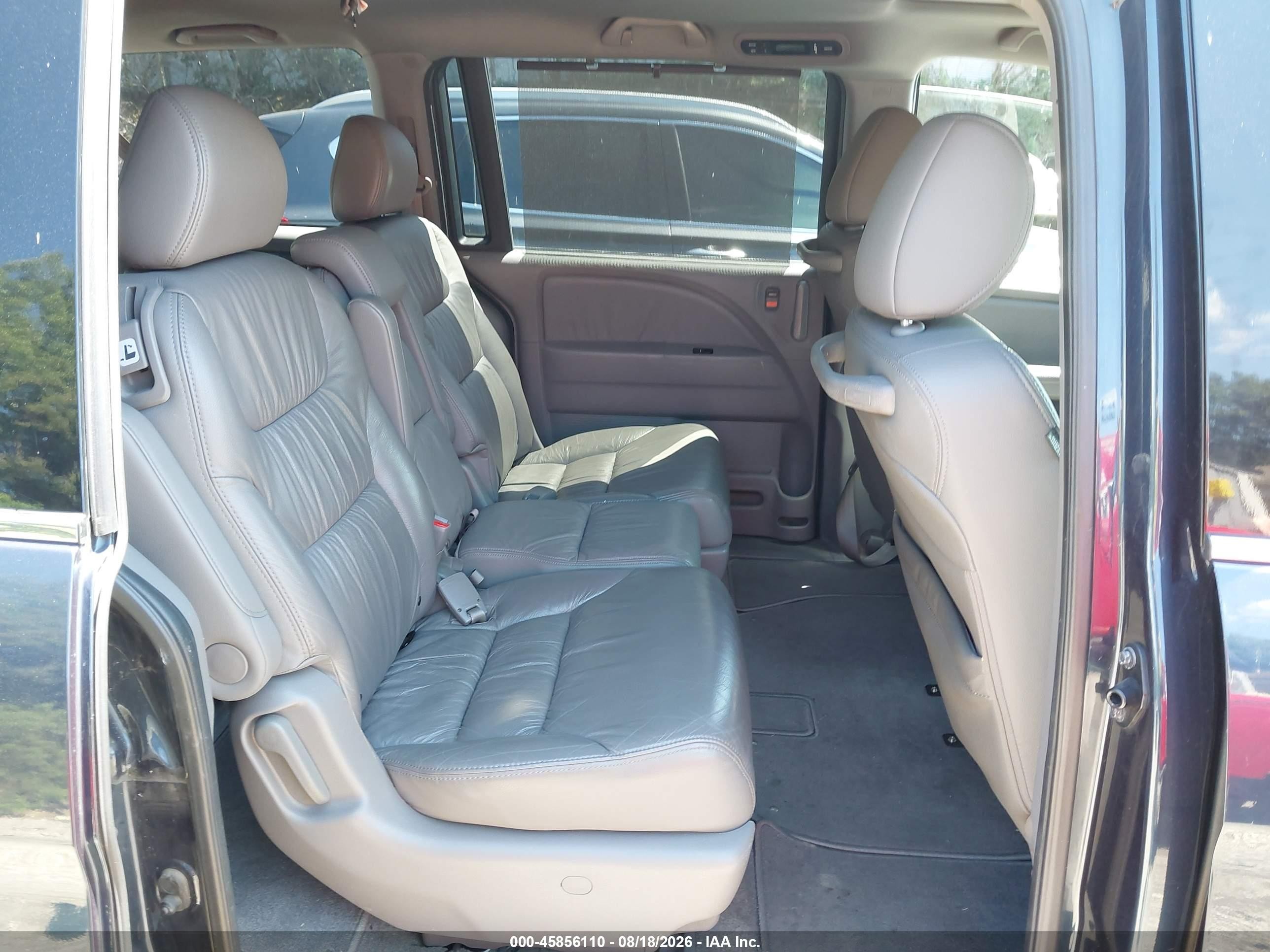 2010 Honda Odyssey Ex-l Blue vin: 5FNRL3H72AB101934
