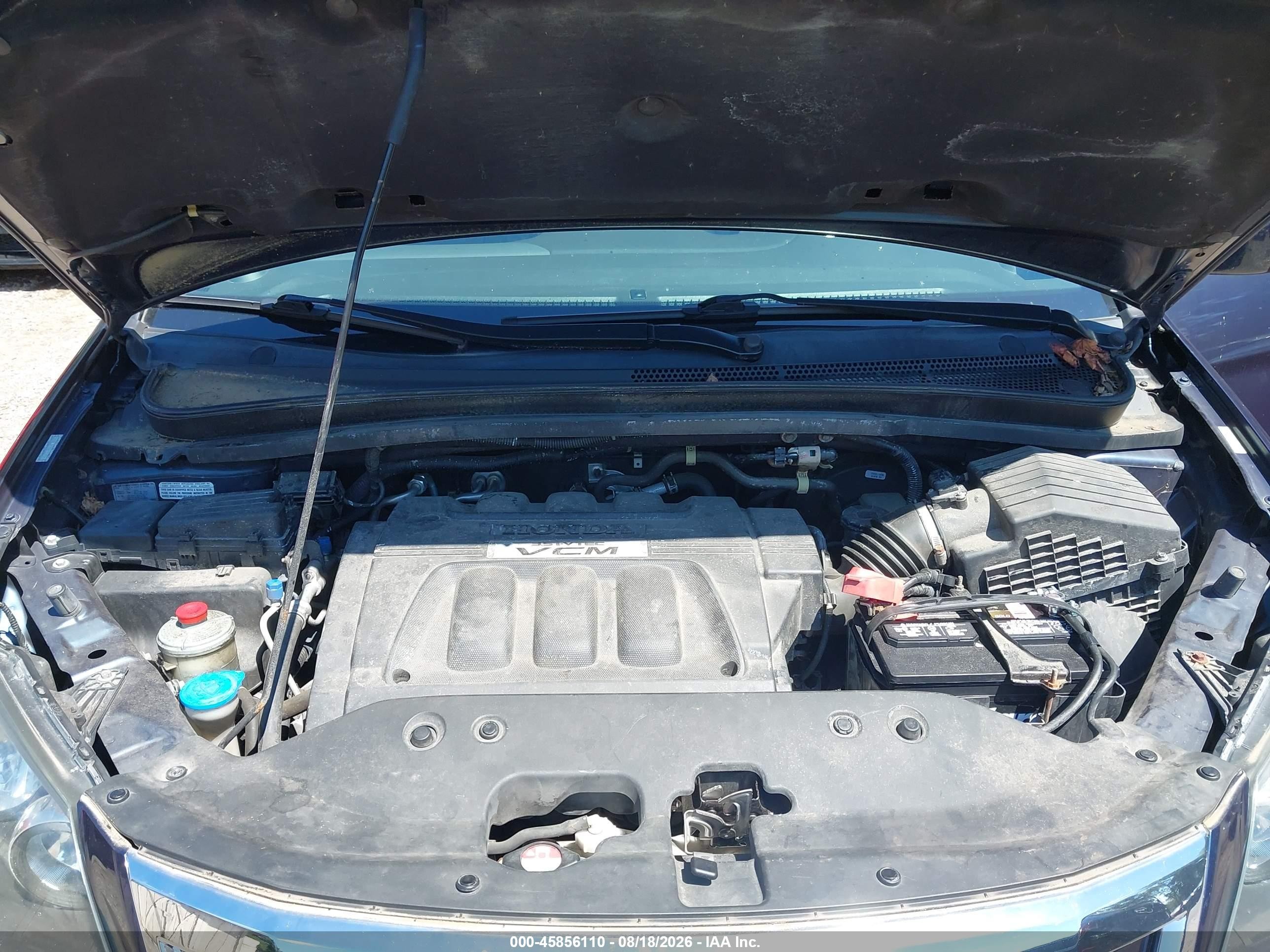 2010 Honda Odyssey Ex-l Blue vin: 5FNRL3H72AB101934