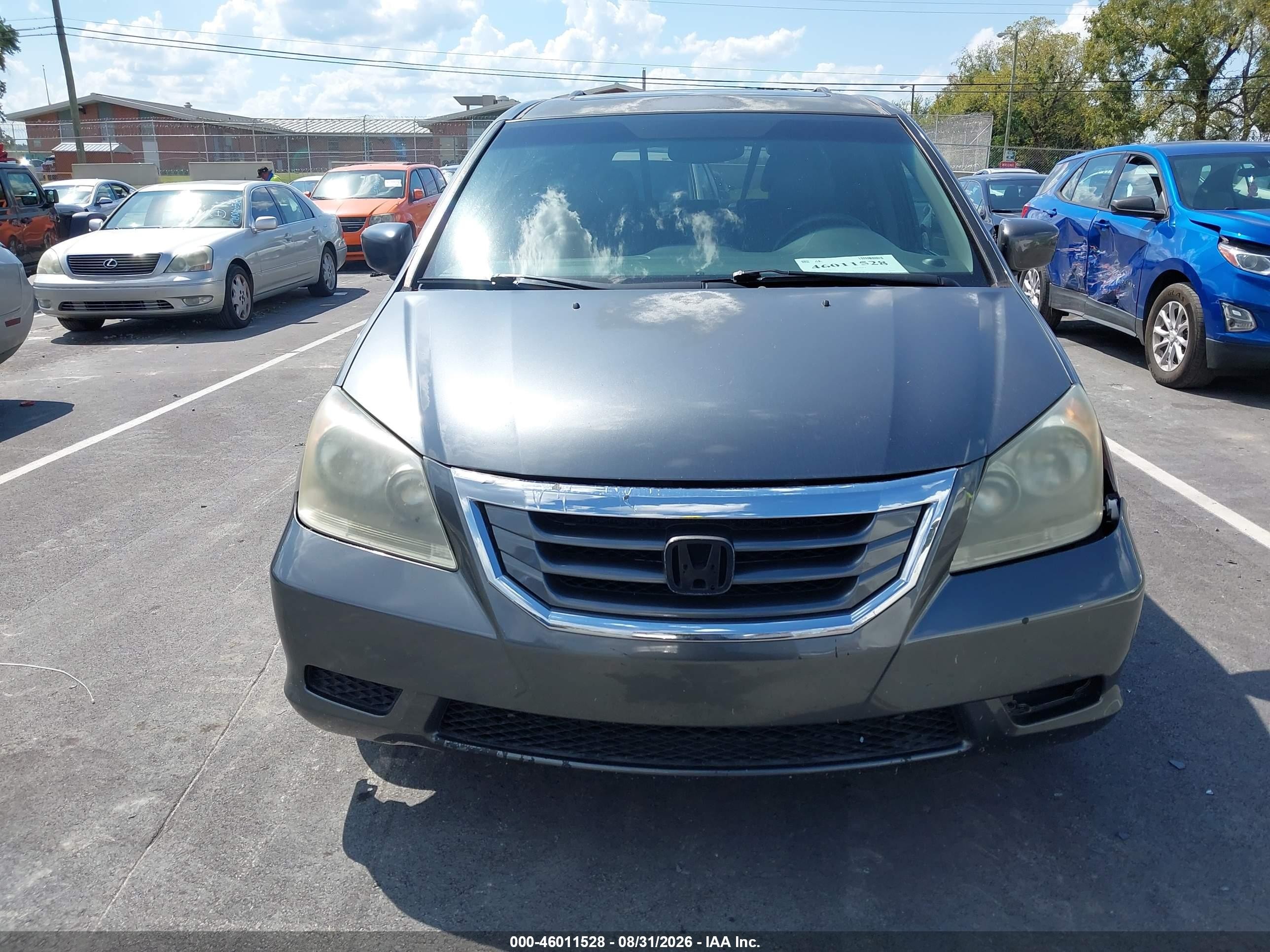 2010 Honda Odyssey Ex-l Gray vin: 5FNRL3H72AB112707
