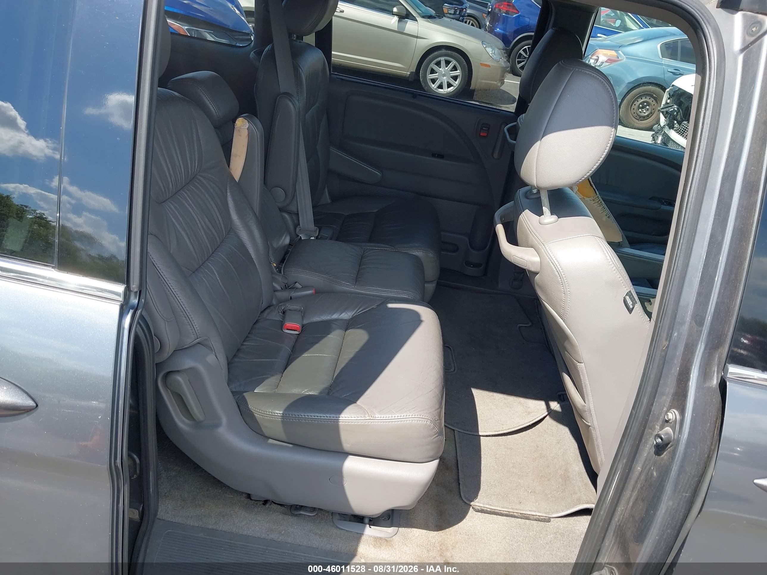 2010 Honda Odyssey Ex-l Gray vin: 5FNRL3H72AB112707