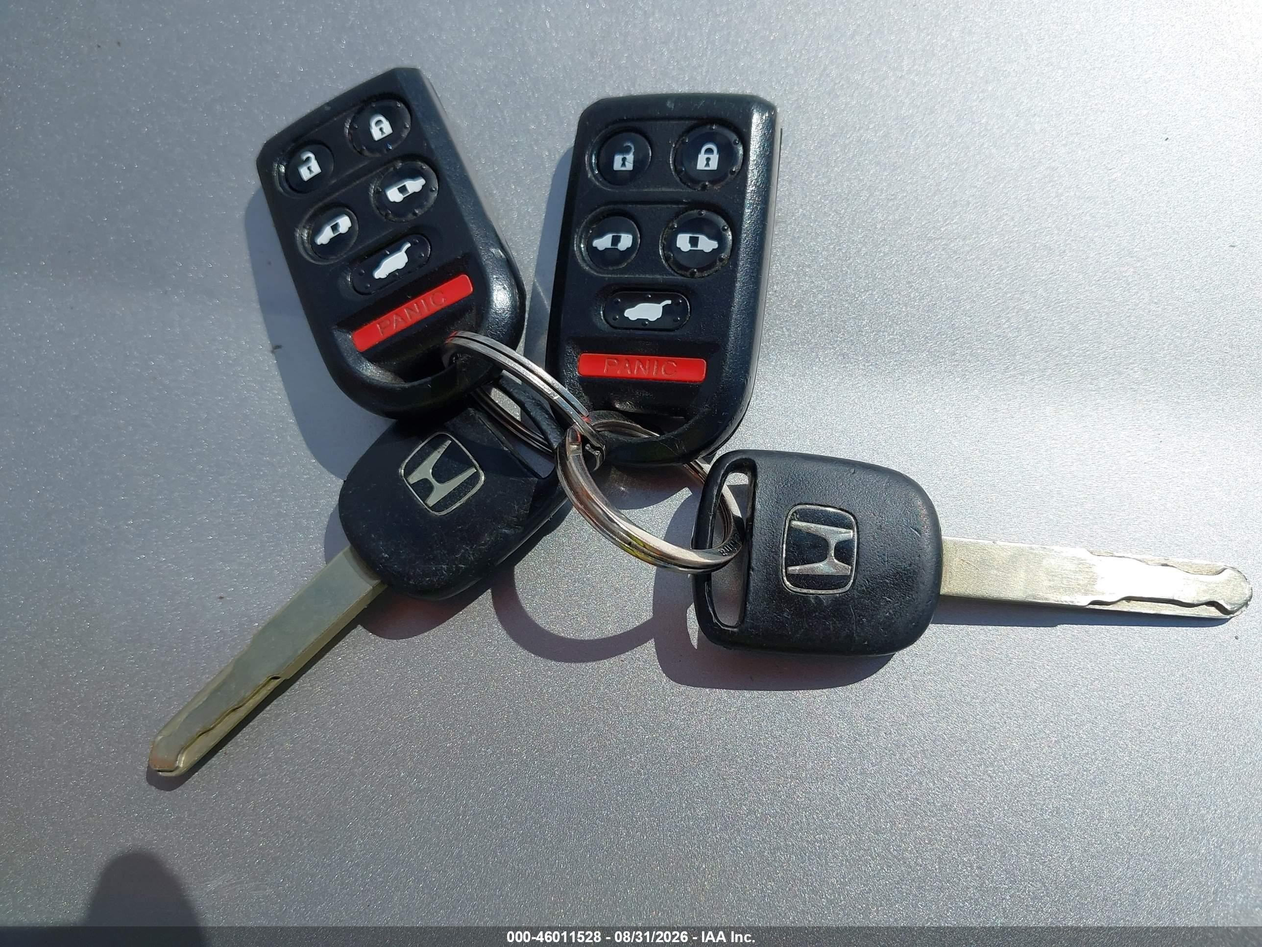 2010 Honda Odyssey Ex-l Gray vin: 5FNRL3H72AB112707