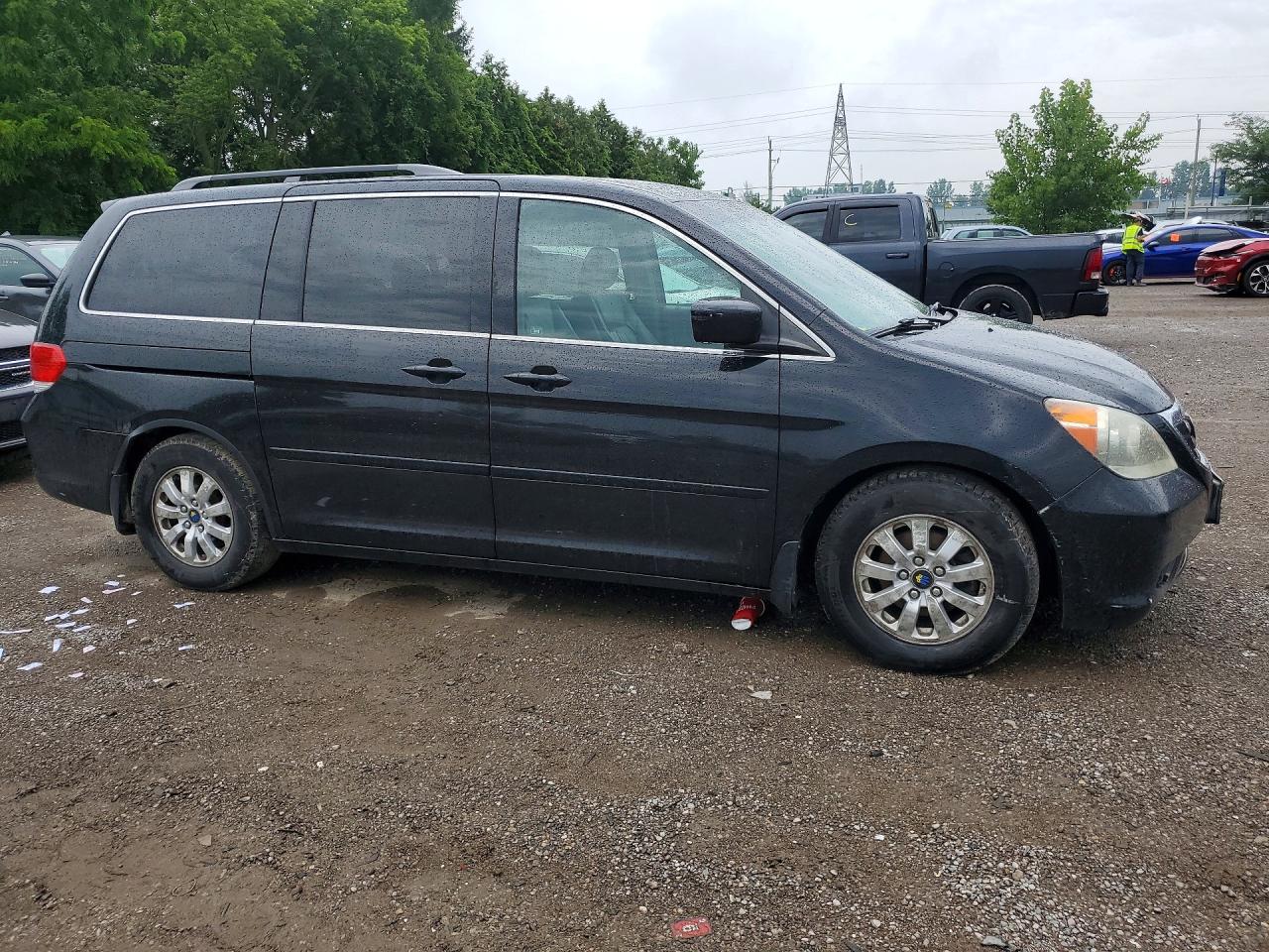 2010 Honda Odyssey Exl Black vin: 5FNRL3H72AB504294