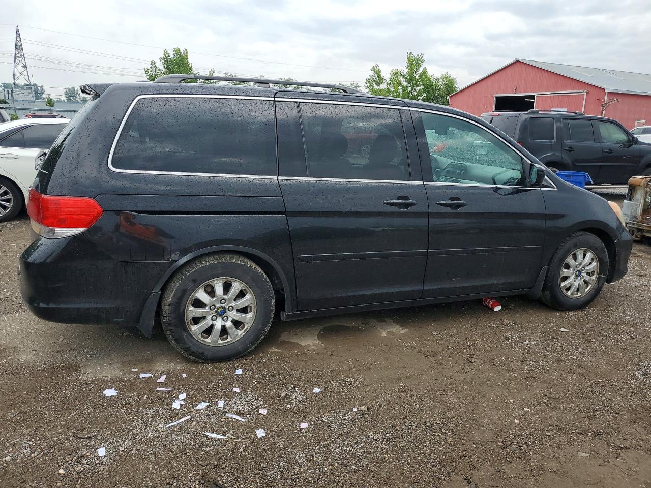 2010 Honda Odyssey Exl Black vin: 5FNRL3H72AB504294