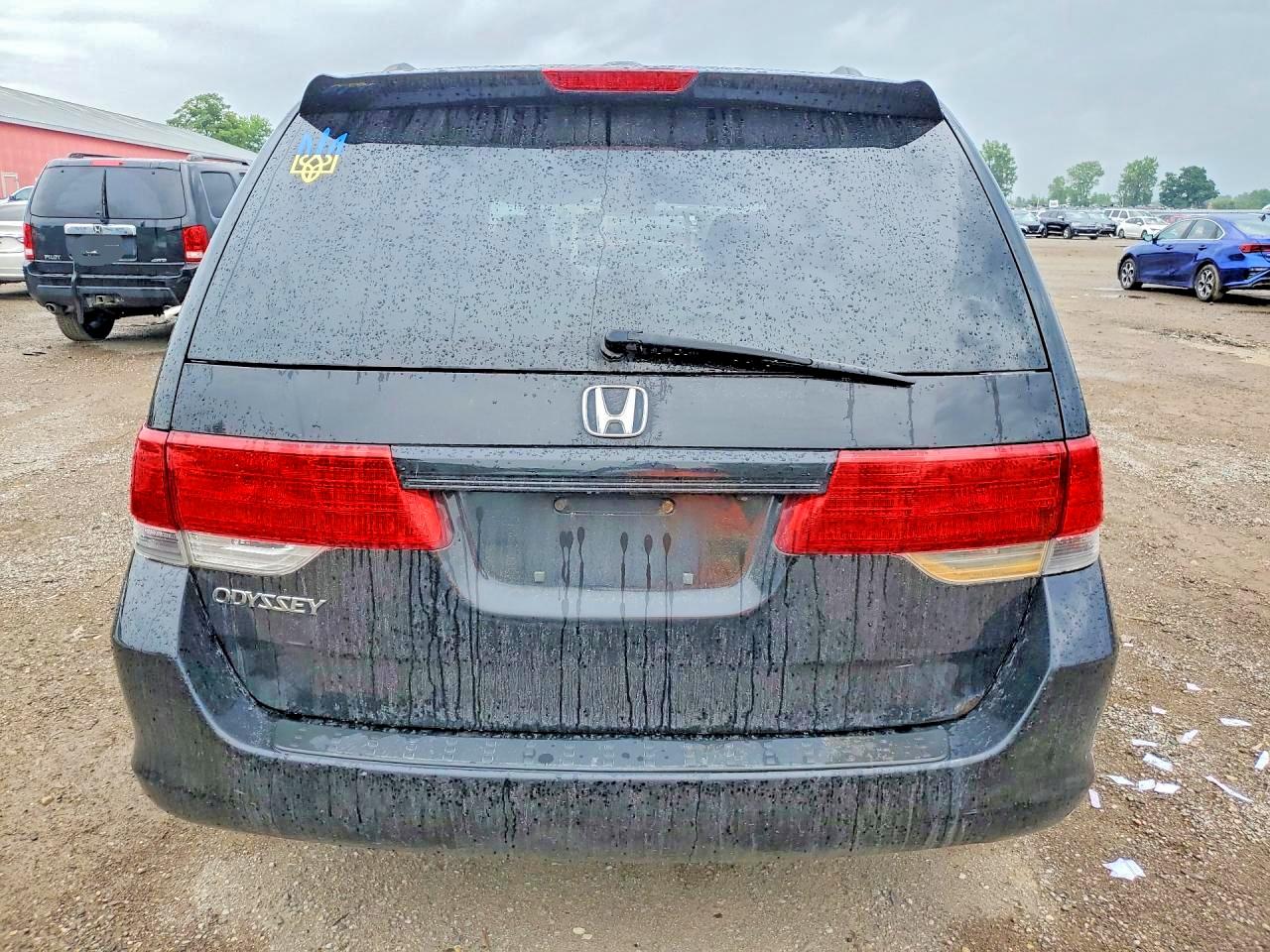 2010 Honda Odyssey Exl Black vin: 5FNRL3H72AB504294