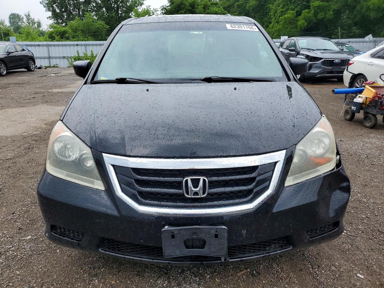 2010 Honda Odyssey Exl Black vin: 5FNRL3H72AB504294