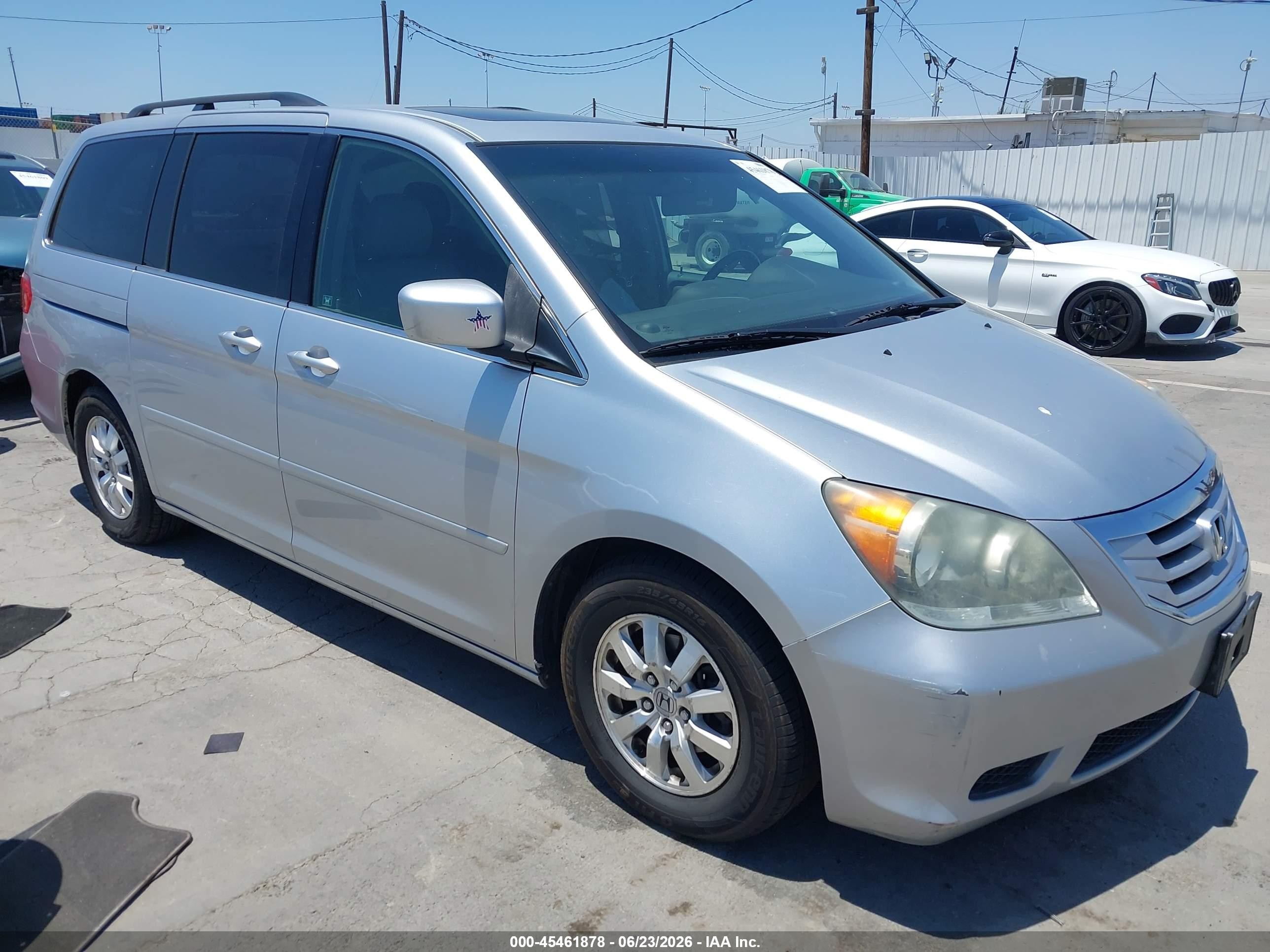 2010 Honda Odyssey Ex-l Silver vin: 5FNRL3H73AB015838