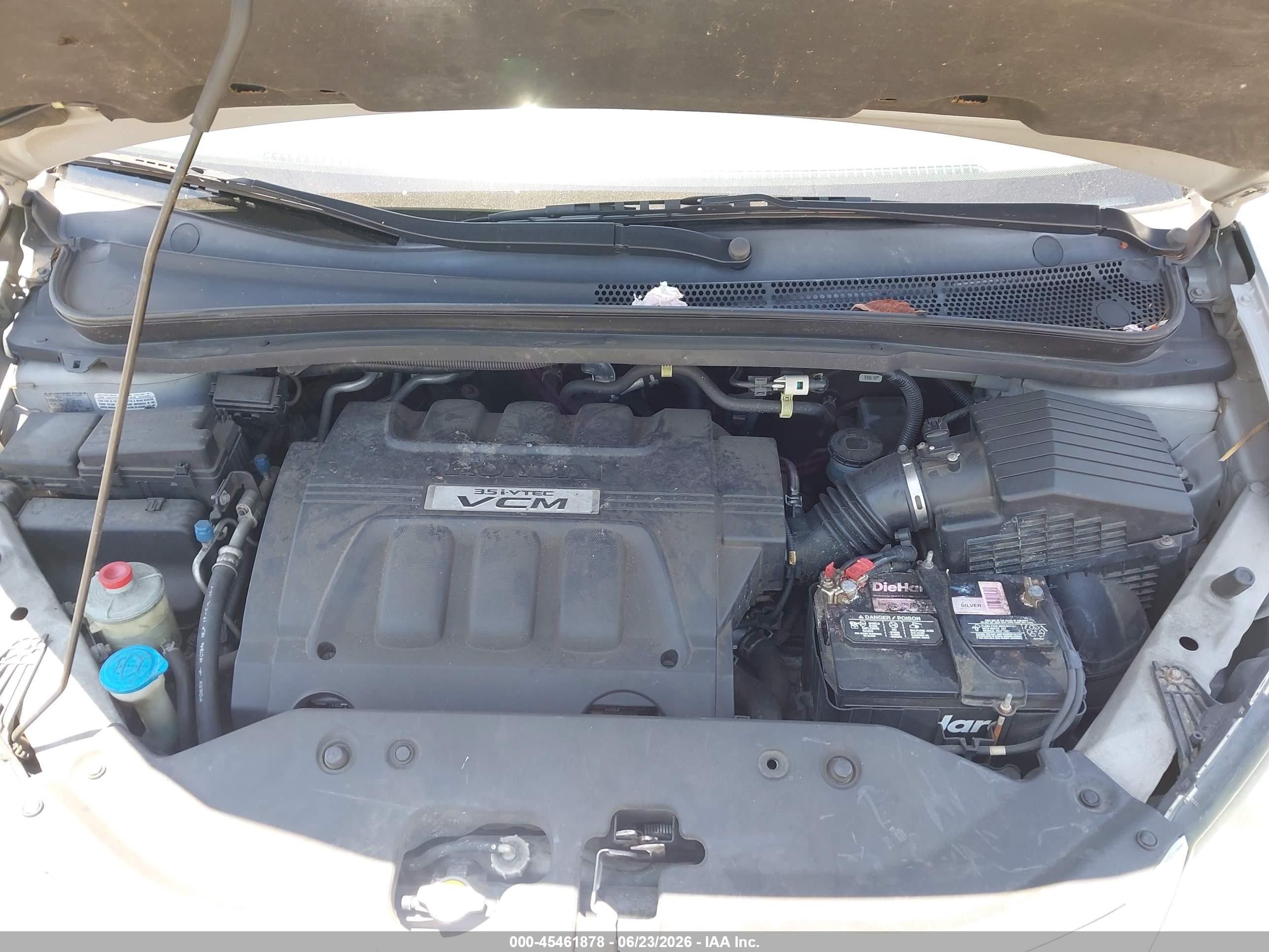 2010 Honda Odyssey Ex-l Серебряный vin: 5FNRL3H73AB015838