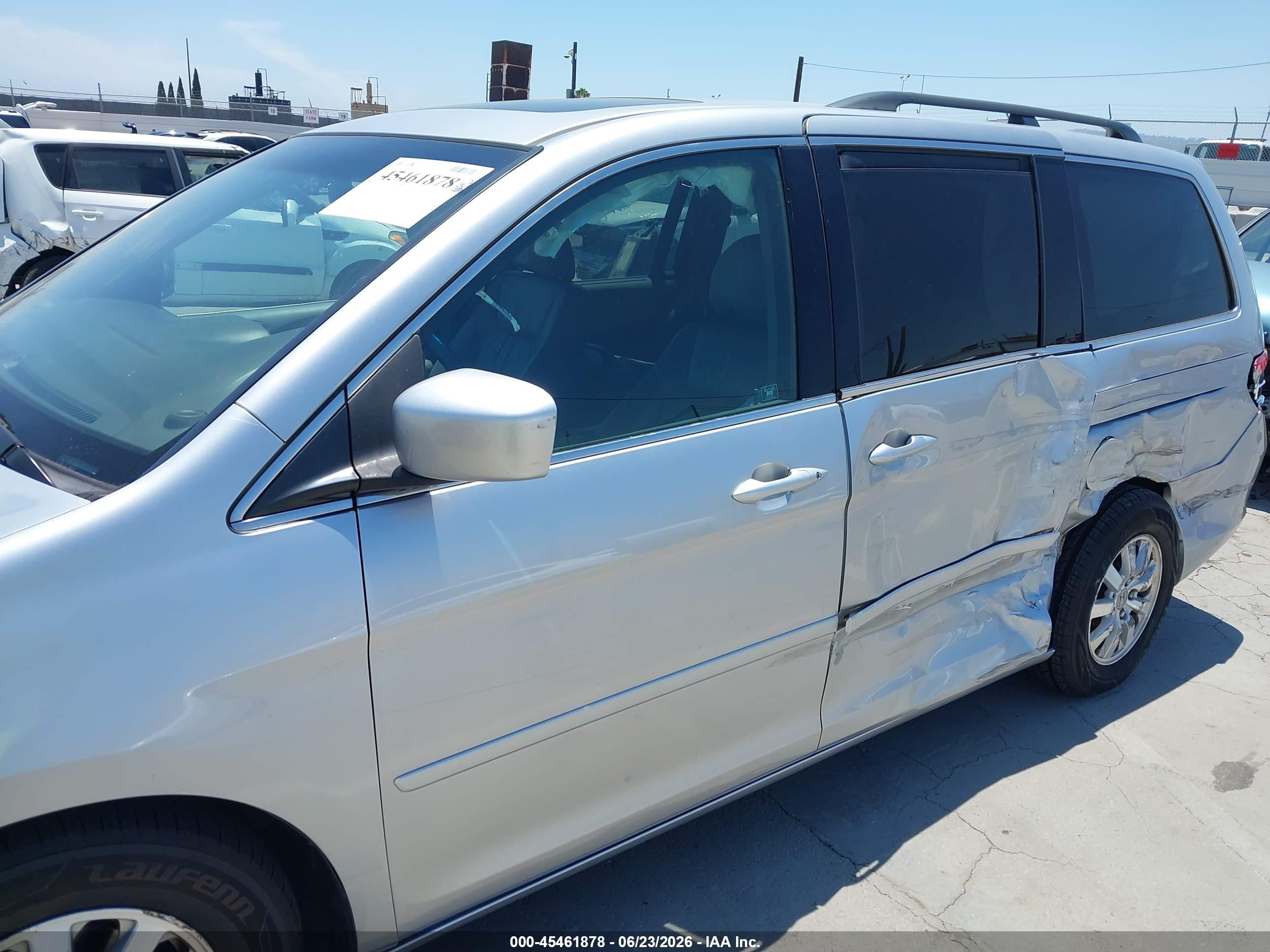 2010 Honda Odyssey Ex-l Серебряный vin: 5FNRL3H73AB015838