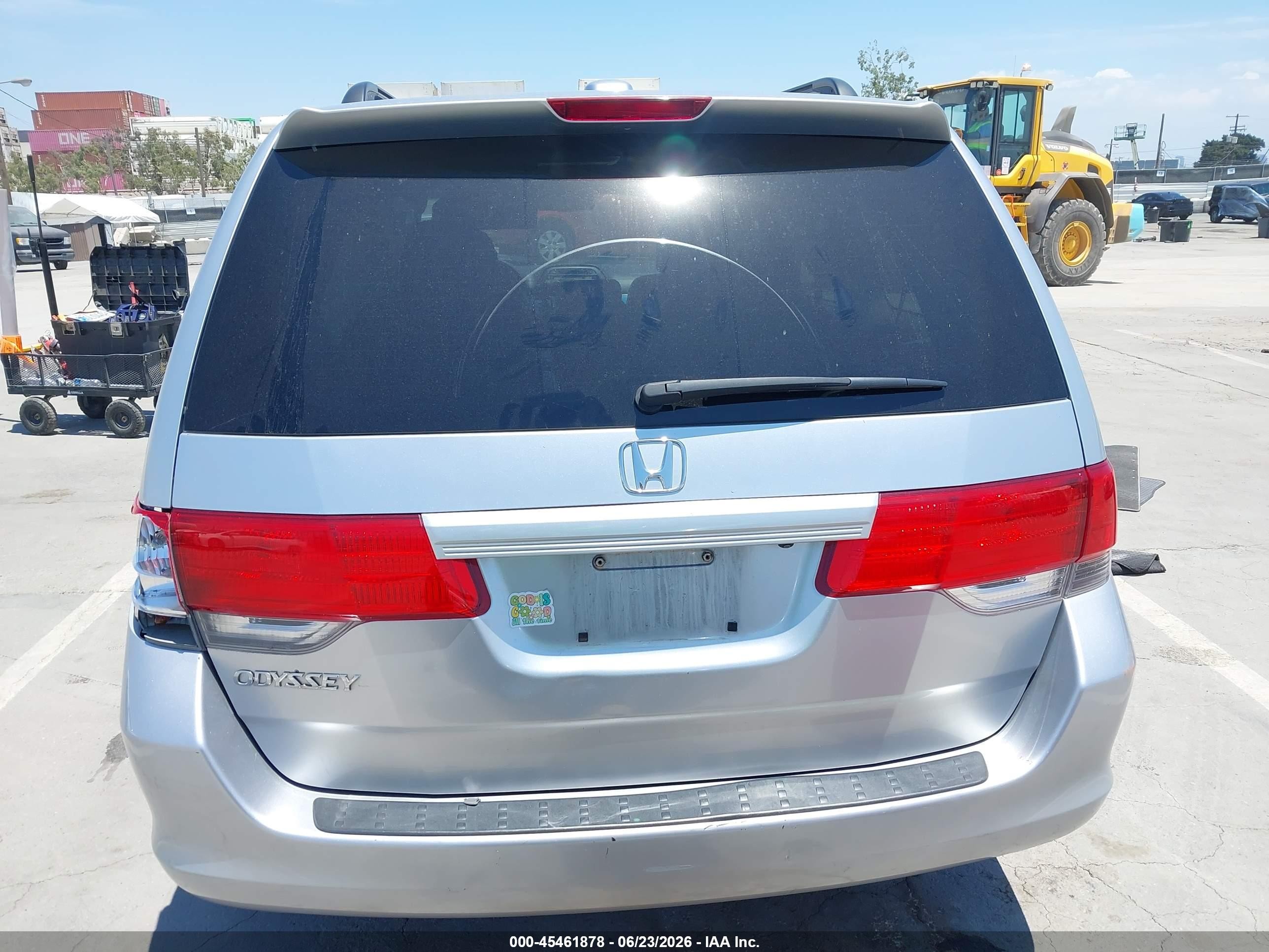 2010 Honda Odyssey Ex-l Серебряный vin: 5FNRL3H73AB015838