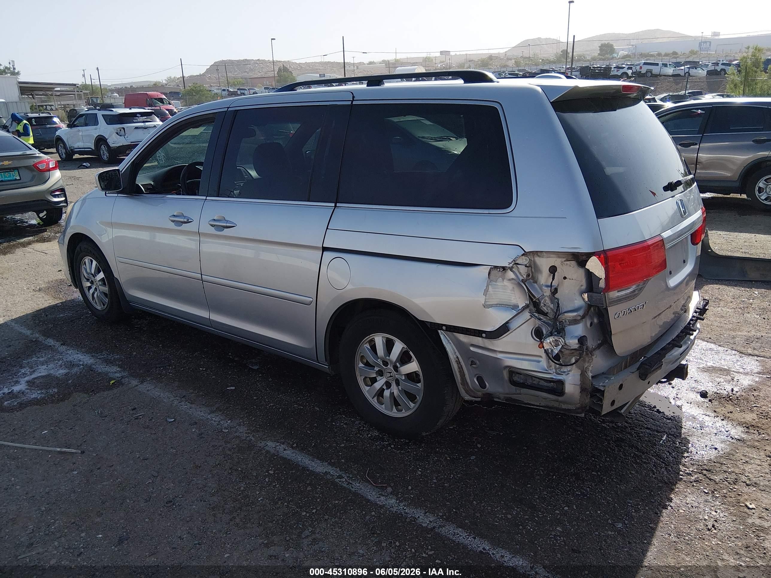2010 Honda Odyssey Ex-l Серебряный vin: 5FNRL3H73AB023597