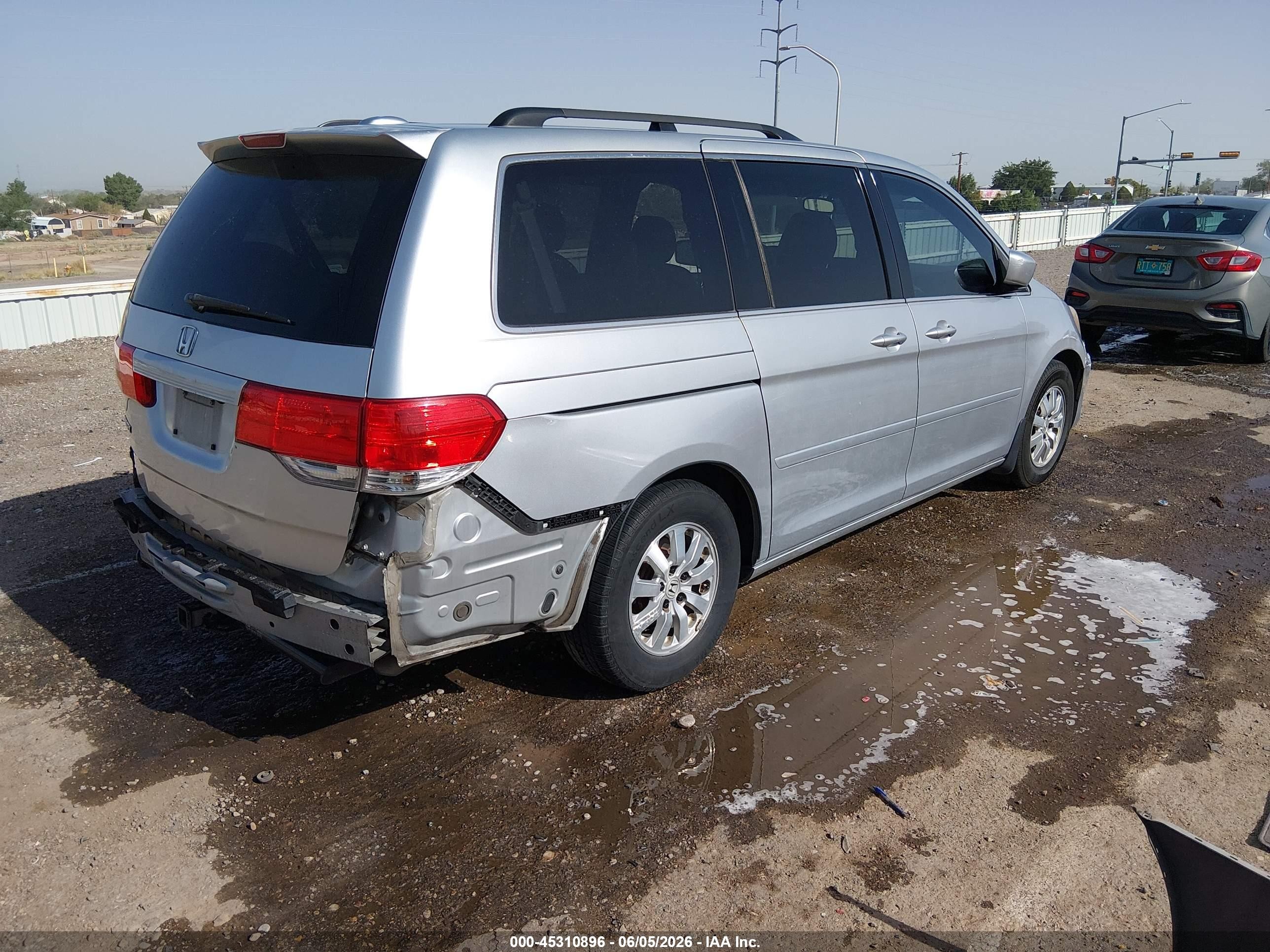 2010 Honda Odyssey Ex-l Серебряный vin: 5FNRL3H73AB023597