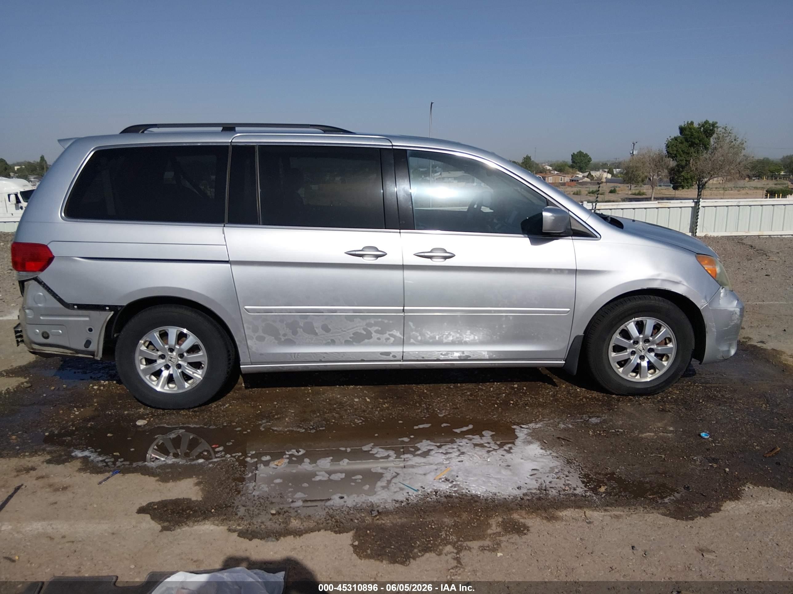 2010 Honda Odyssey Ex-l Серебряный vin: 5FNRL3H73AB023597