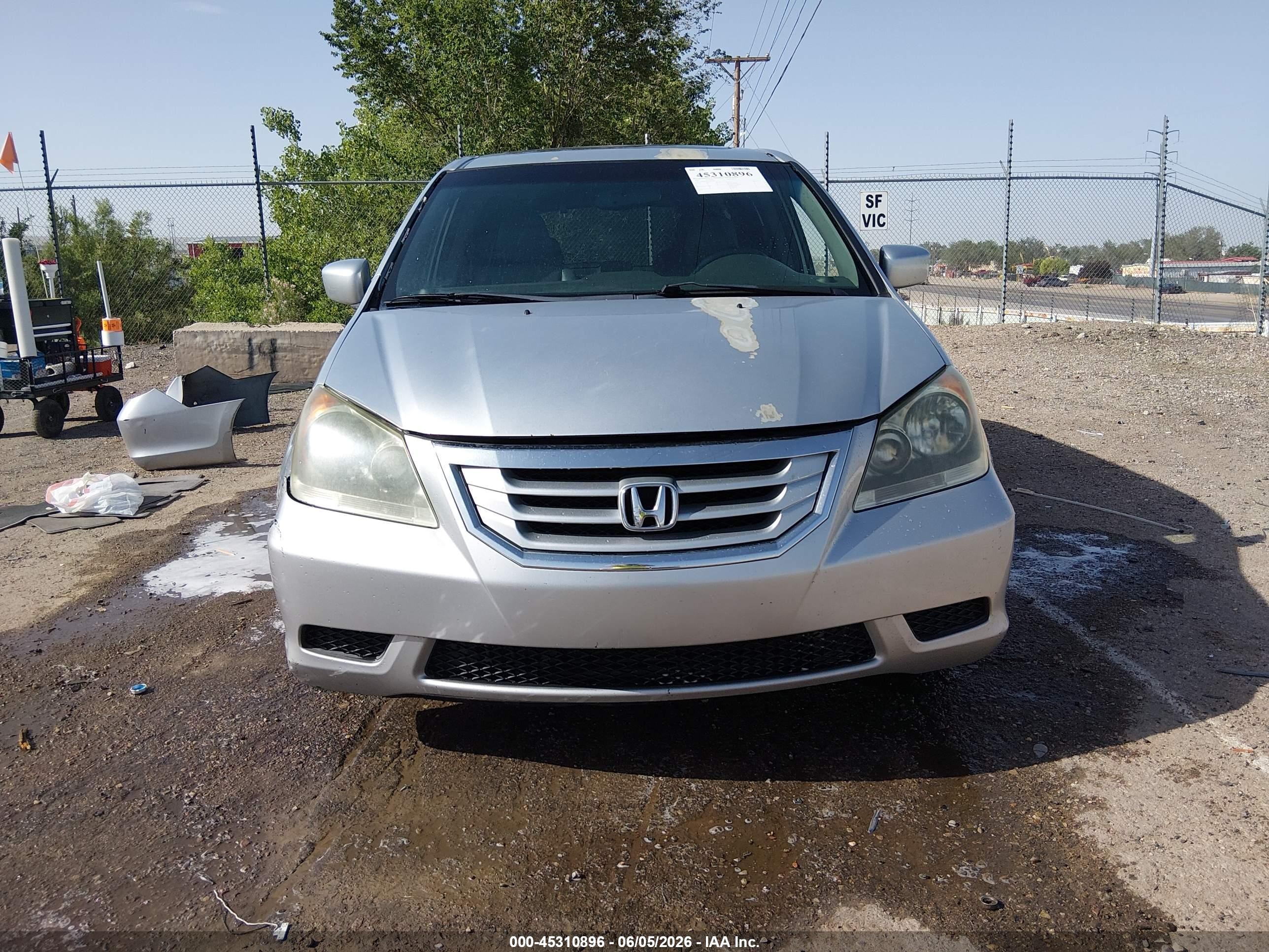 2010 Honda Odyssey Ex-l Серебряный vin: 5FNRL3H73AB023597