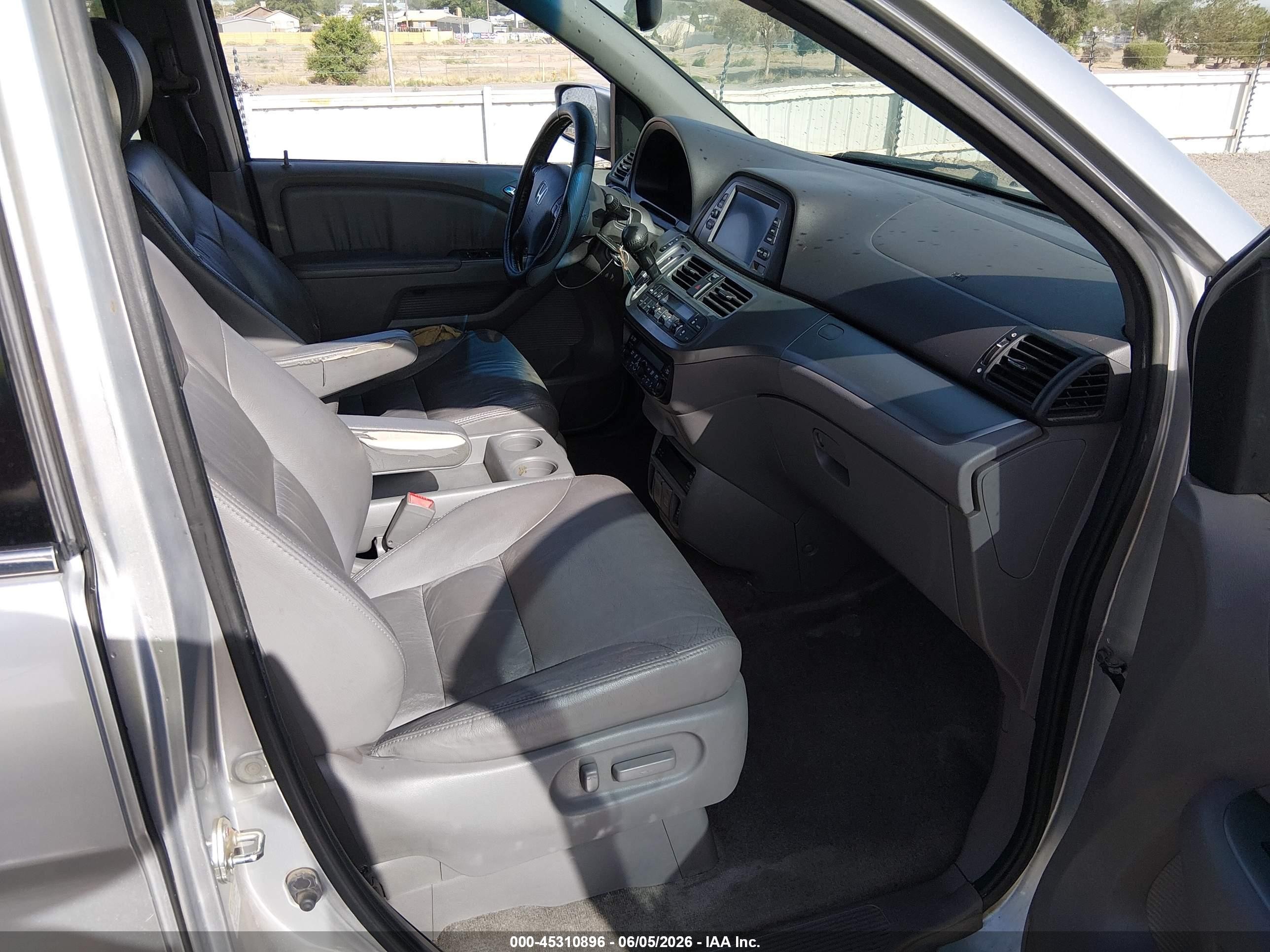 2010 Honda Odyssey Ex-l Серебряный vin: 5FNRL3H73AB023597