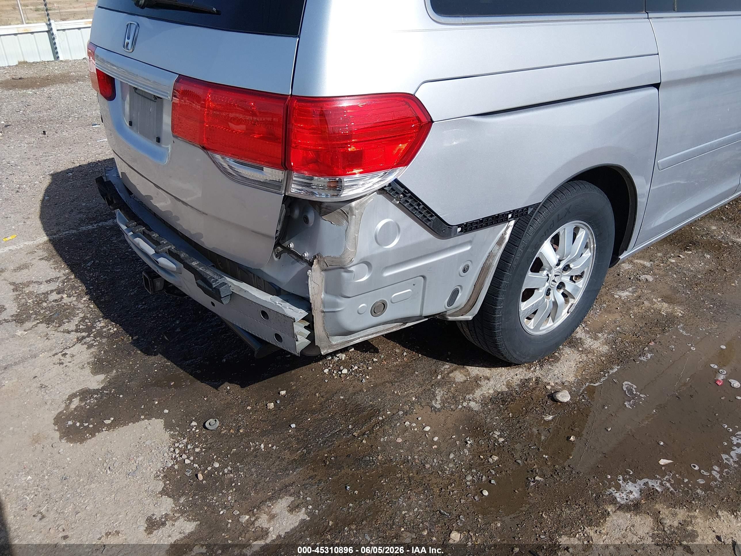 2010 Honda Odyssey Ex-l Серебряный vin: 5FNRL3H73AB023597