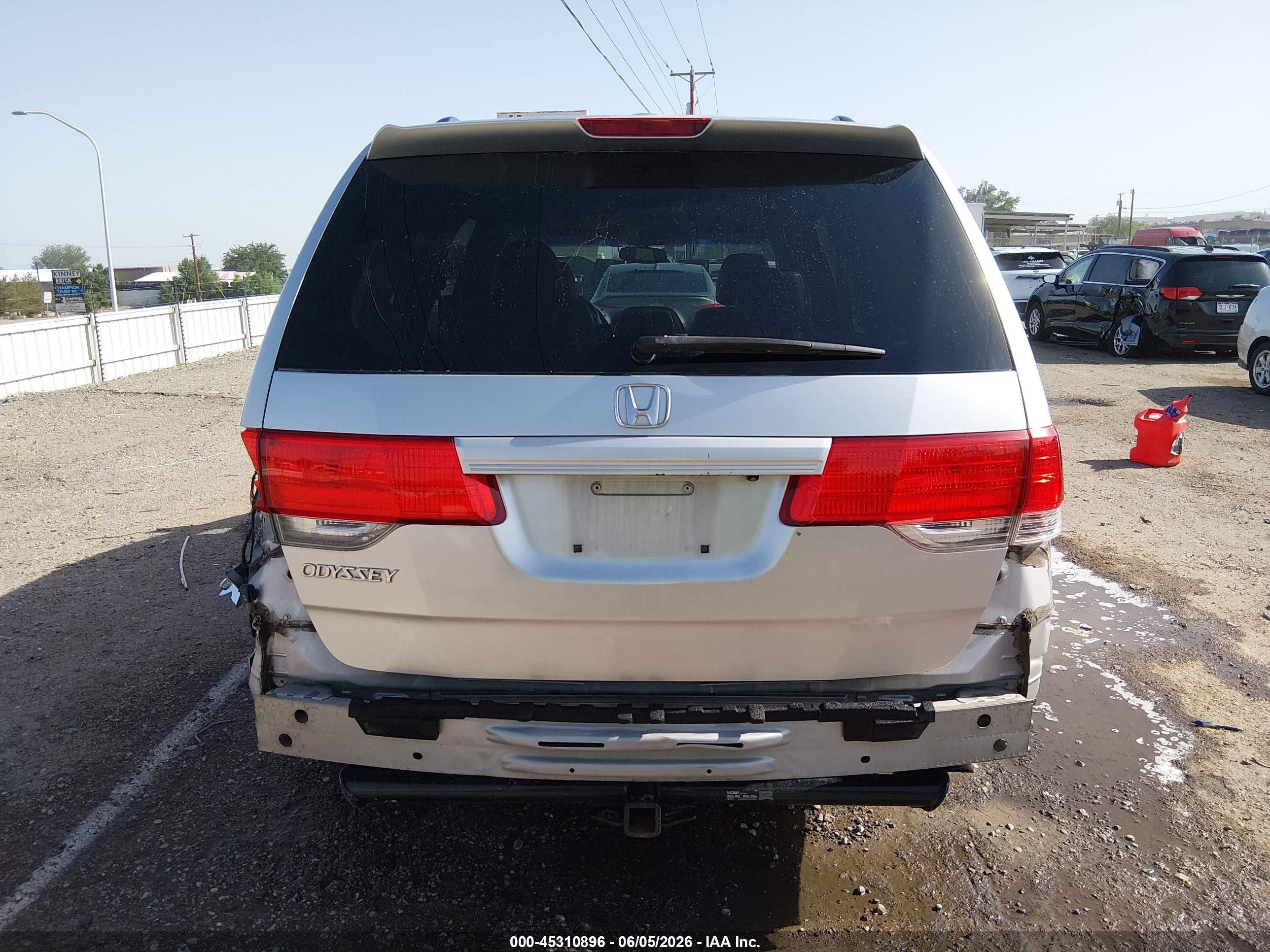 2010 Honda Odyssey Ex-l Серебряный vin: 5FNRL3H73AB023597