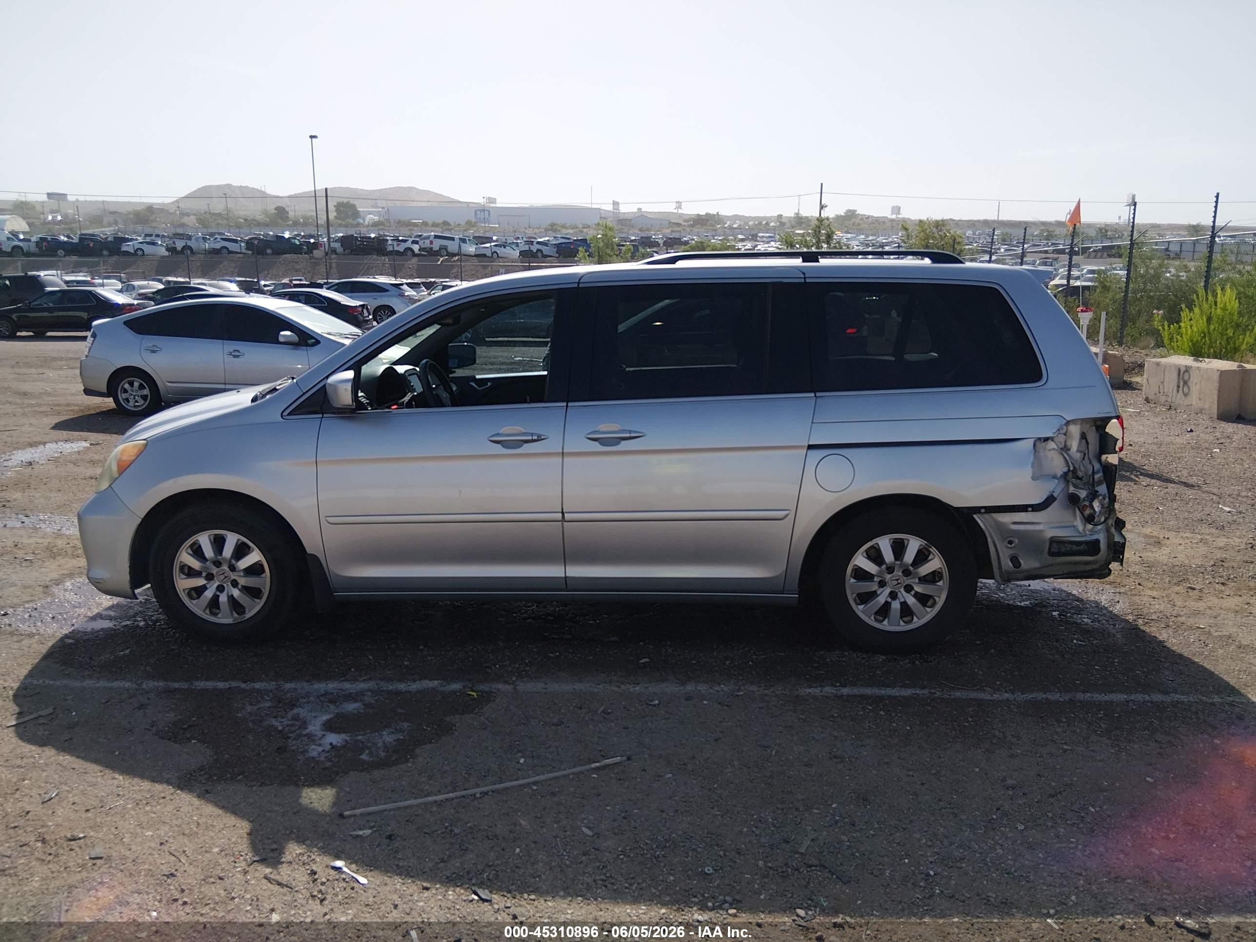 2010 Honda Odyssey Ex-l Серебряный vin: 5FNRL3H73AB023597