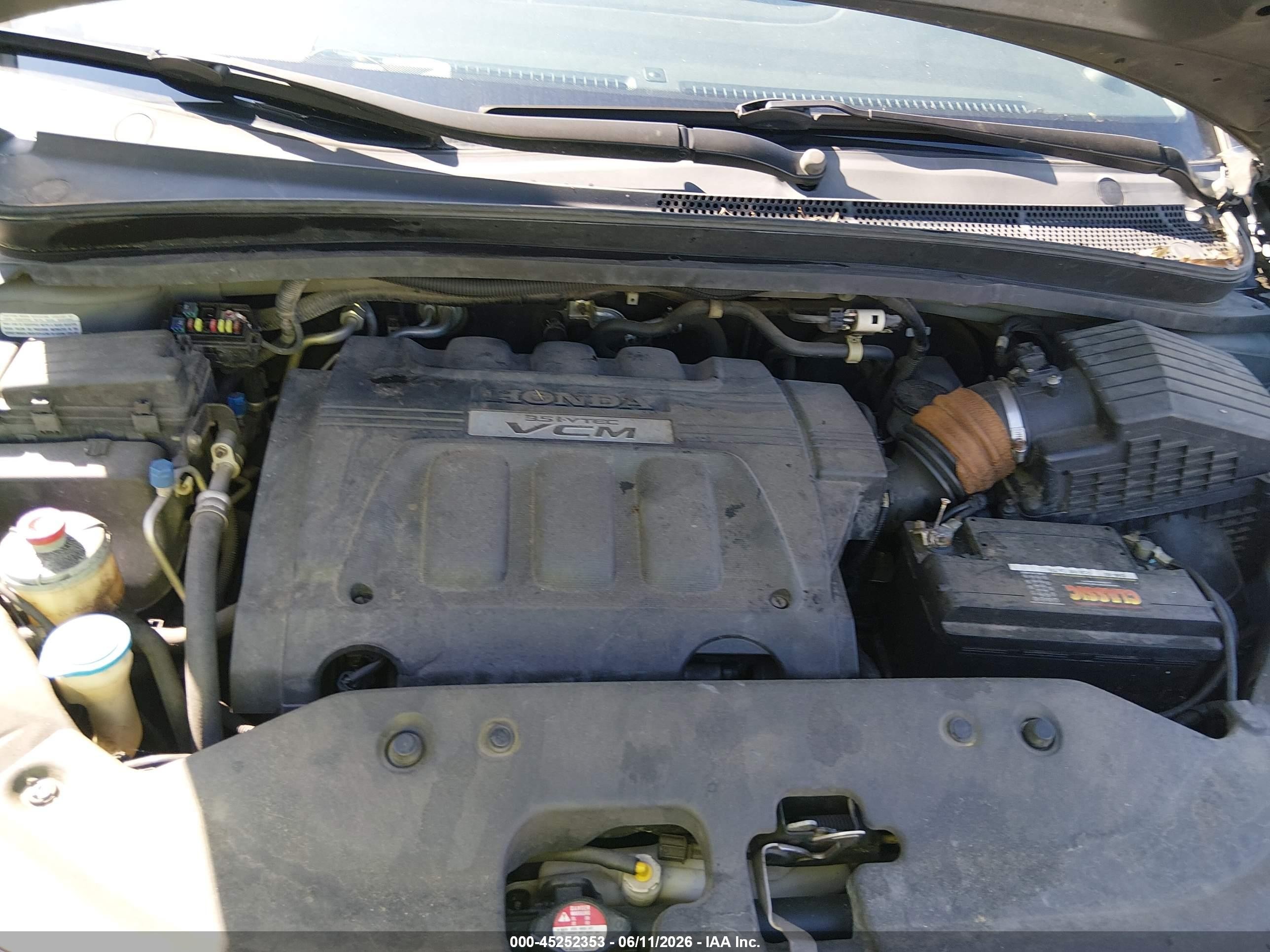 2010 Honda Odyssey Ex-l Gray vin: 5FNRL3H73AB054297