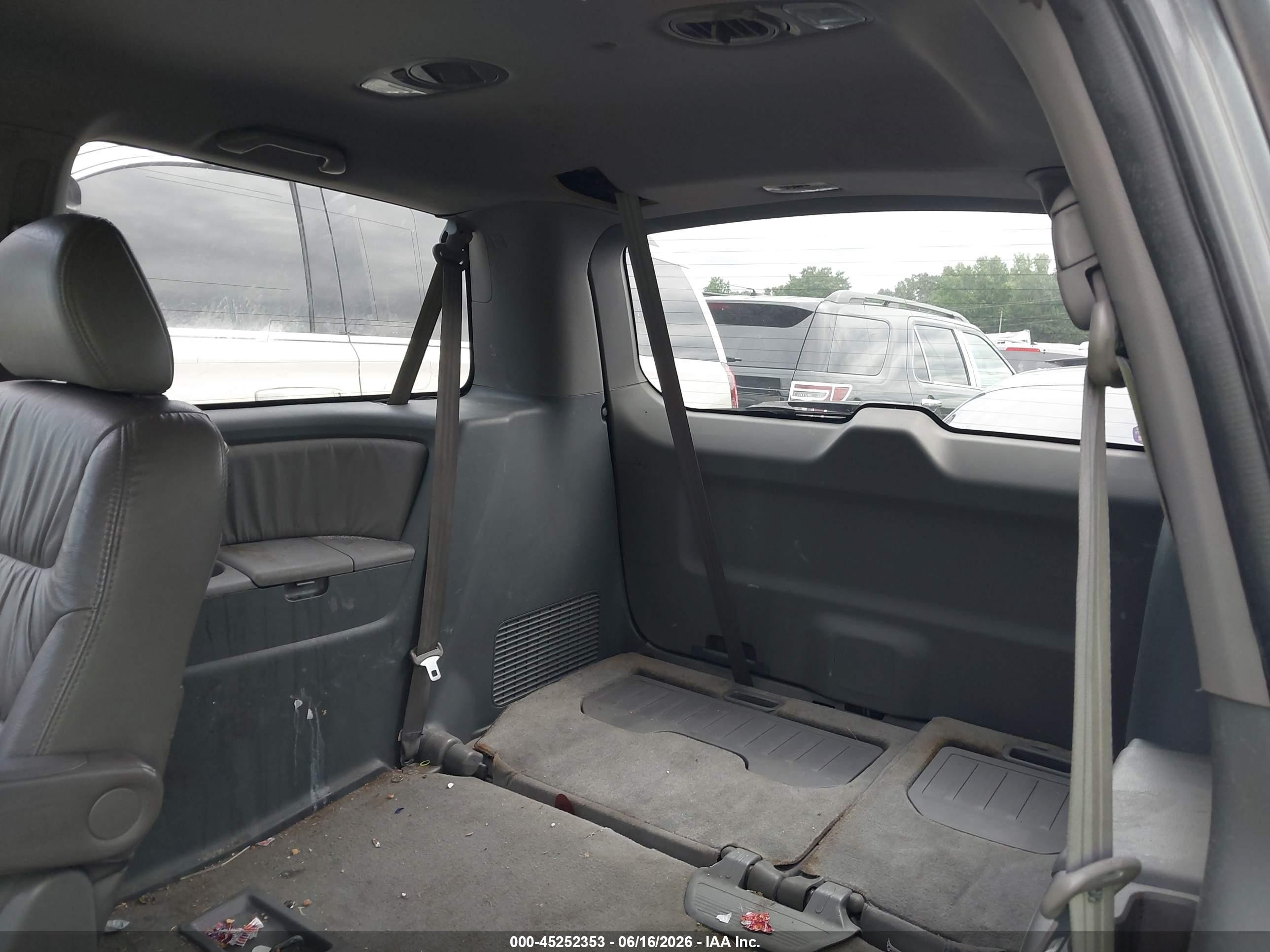2010 Honda Odyssey Ex-l Gray vin: 5FNRL3H73AB054297