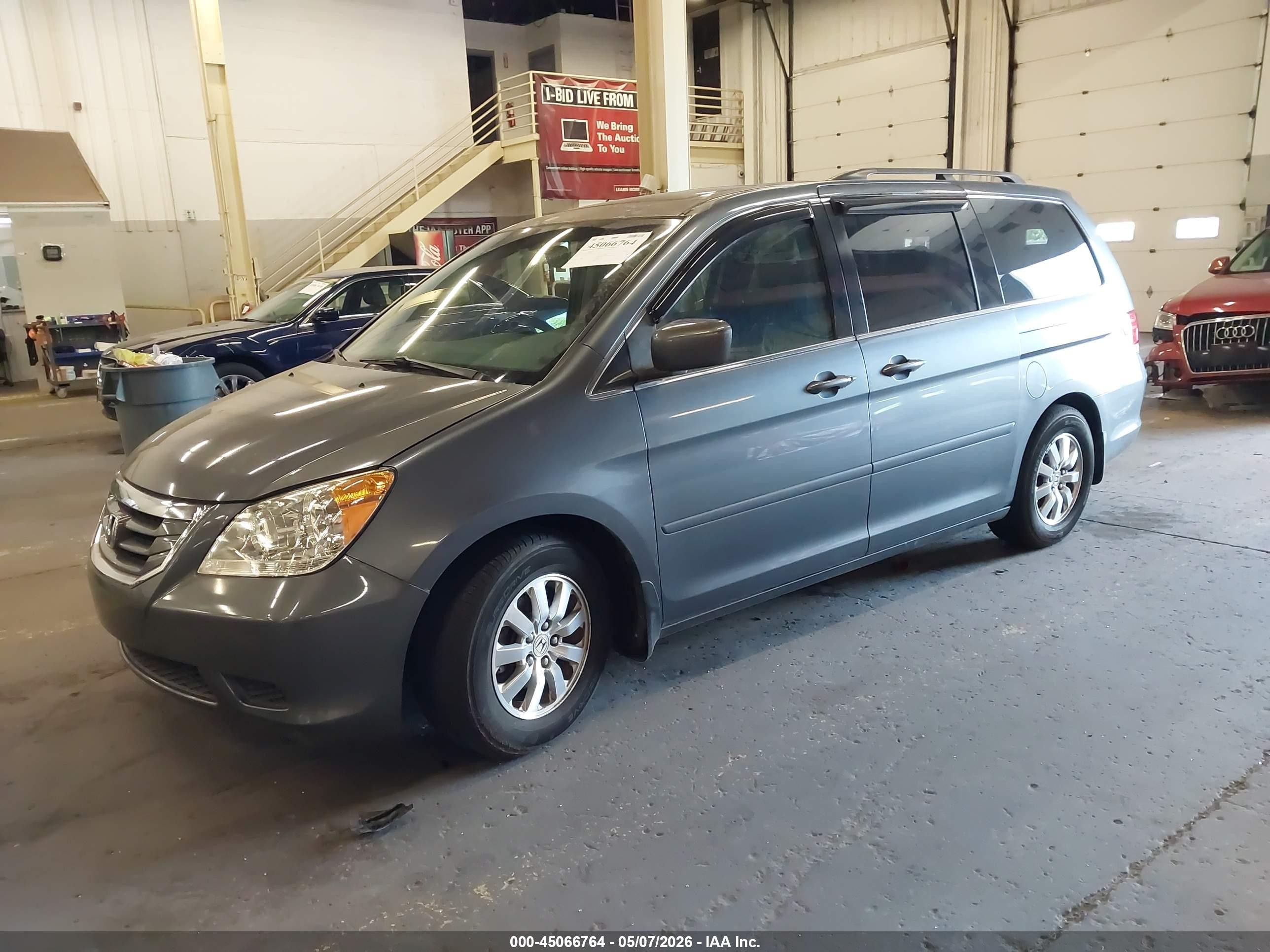 2010 Honda Odyssey Ex-l Gray vin: 5FNRL3H73AB085162