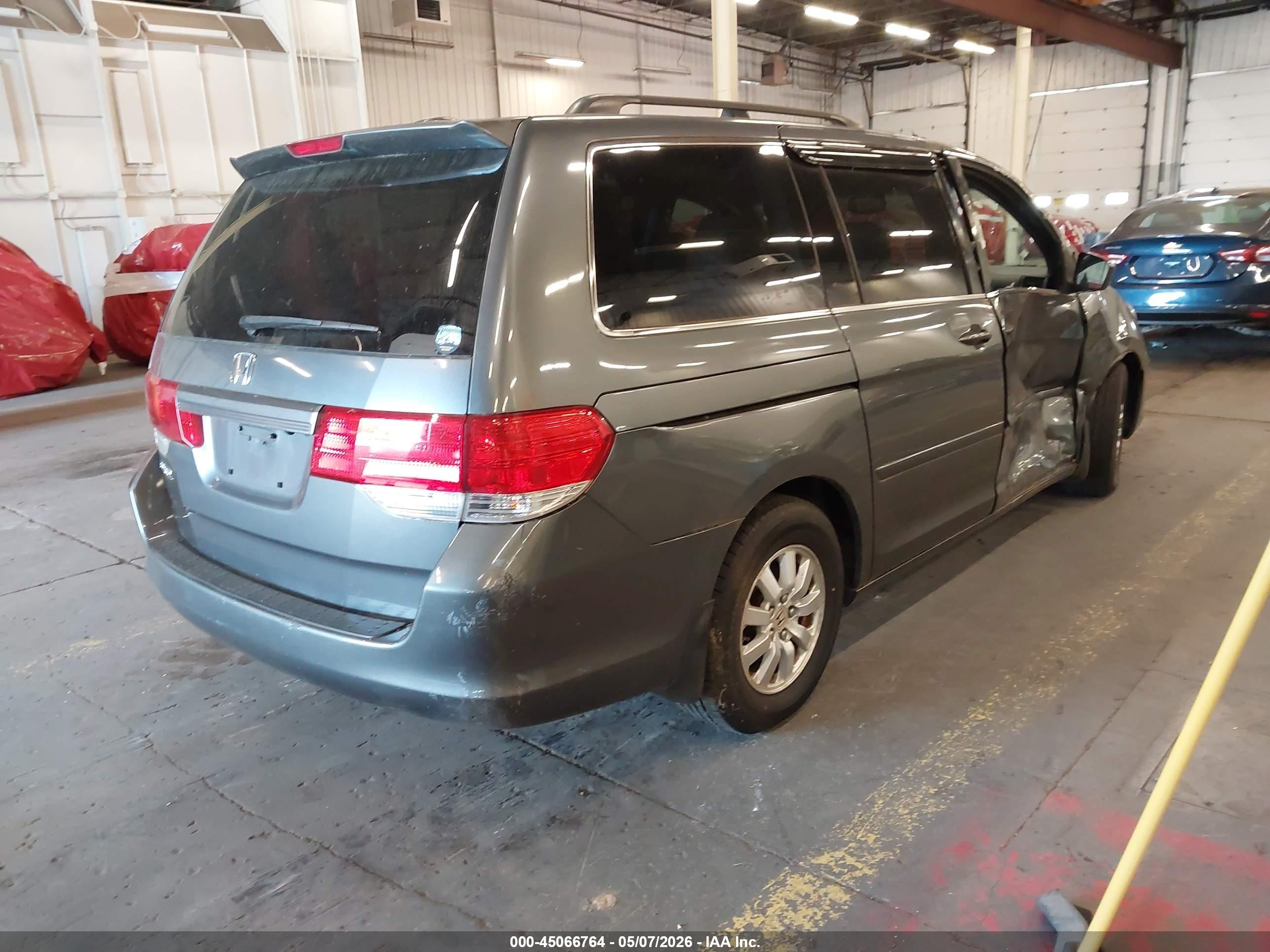 2010 Honda Odyssey Ex-l Gray vin: 5FNRL3H73AB085162