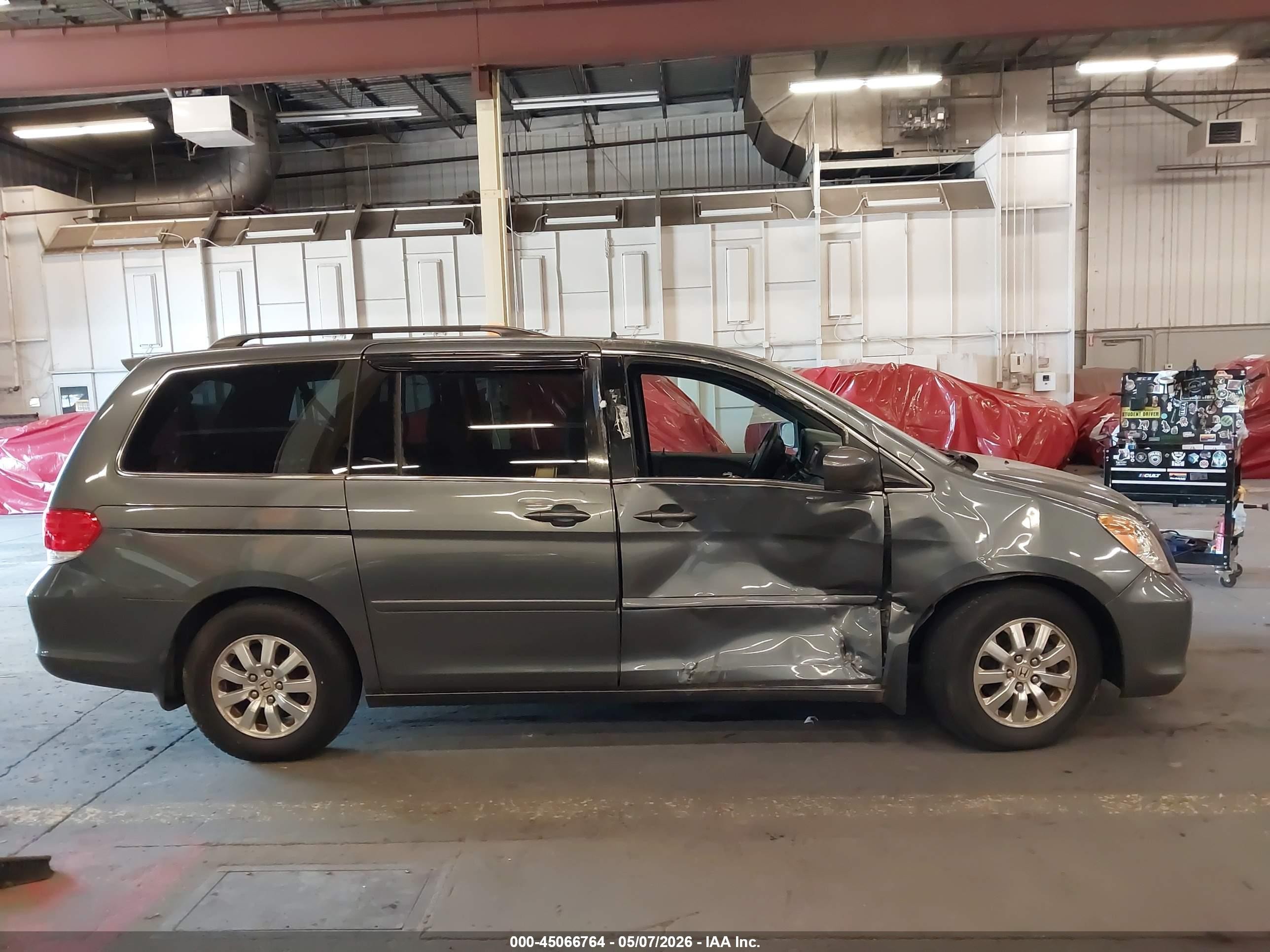 2010 Honda Odyssey Ex-l Gray vin: 5FNRL3H73AB085162
