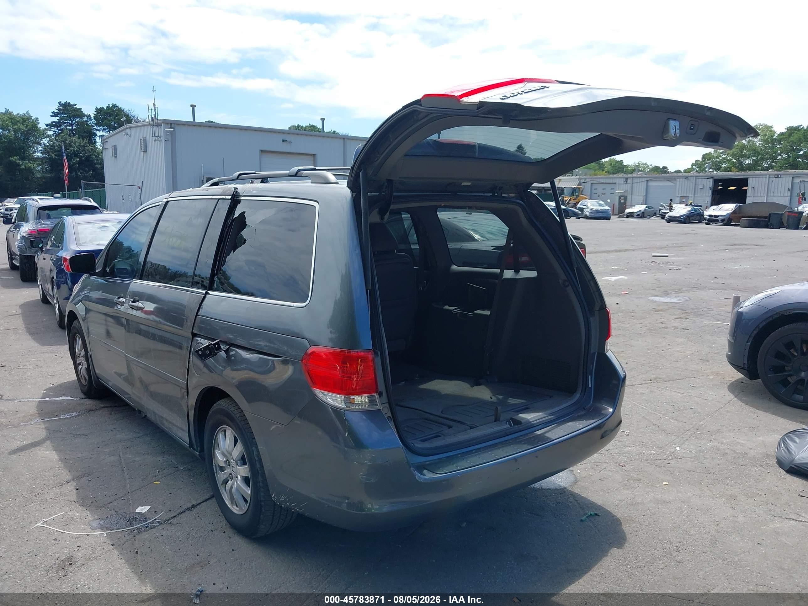 2010 Honda Odyssey Ex-l Gray vin: 5FNRL3H73AB085176