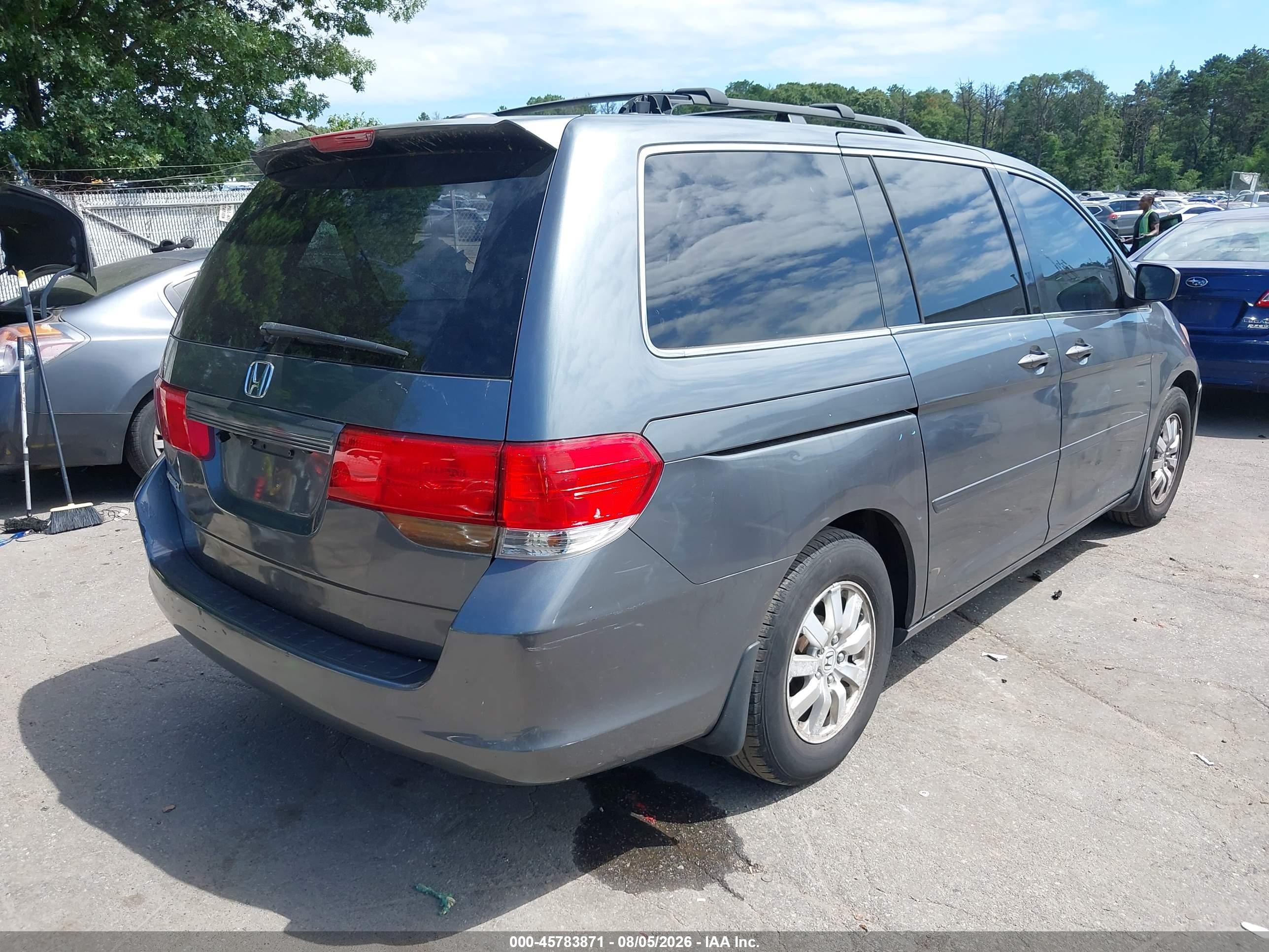 2010 Honda Odyssey Ex-l Gray vin: 5FNRL3H73AB085176