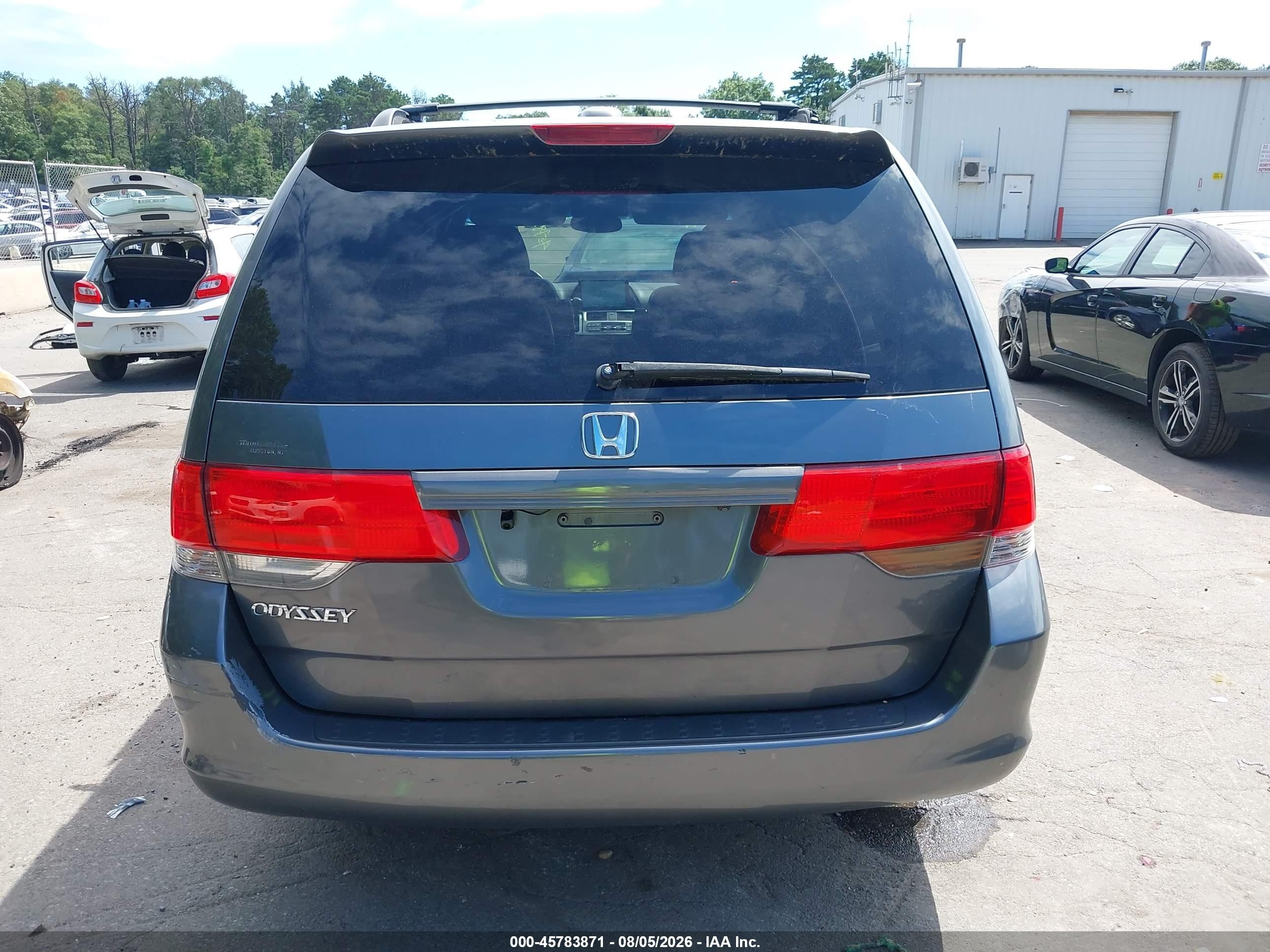 2010 Honda Odyssey Ex-l Gray vin: 5FNRL3H73AB085176