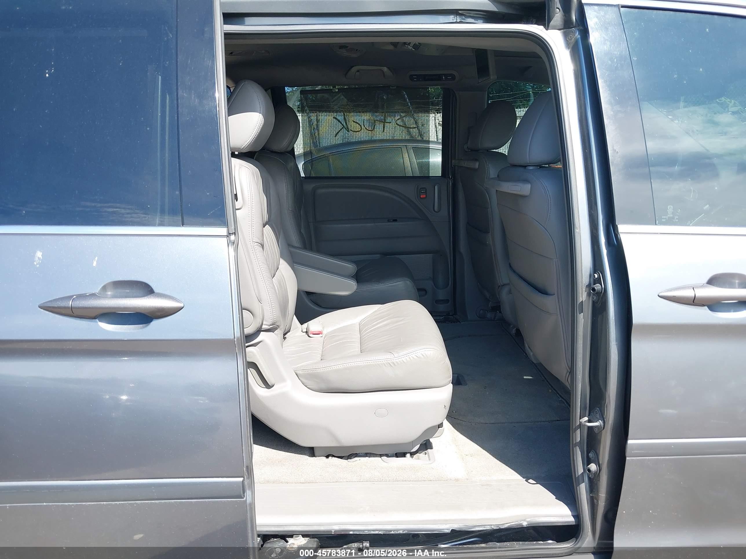 2010 Honda Odyssey Ex-l Gray vin: 5FNRL3H73AB085176