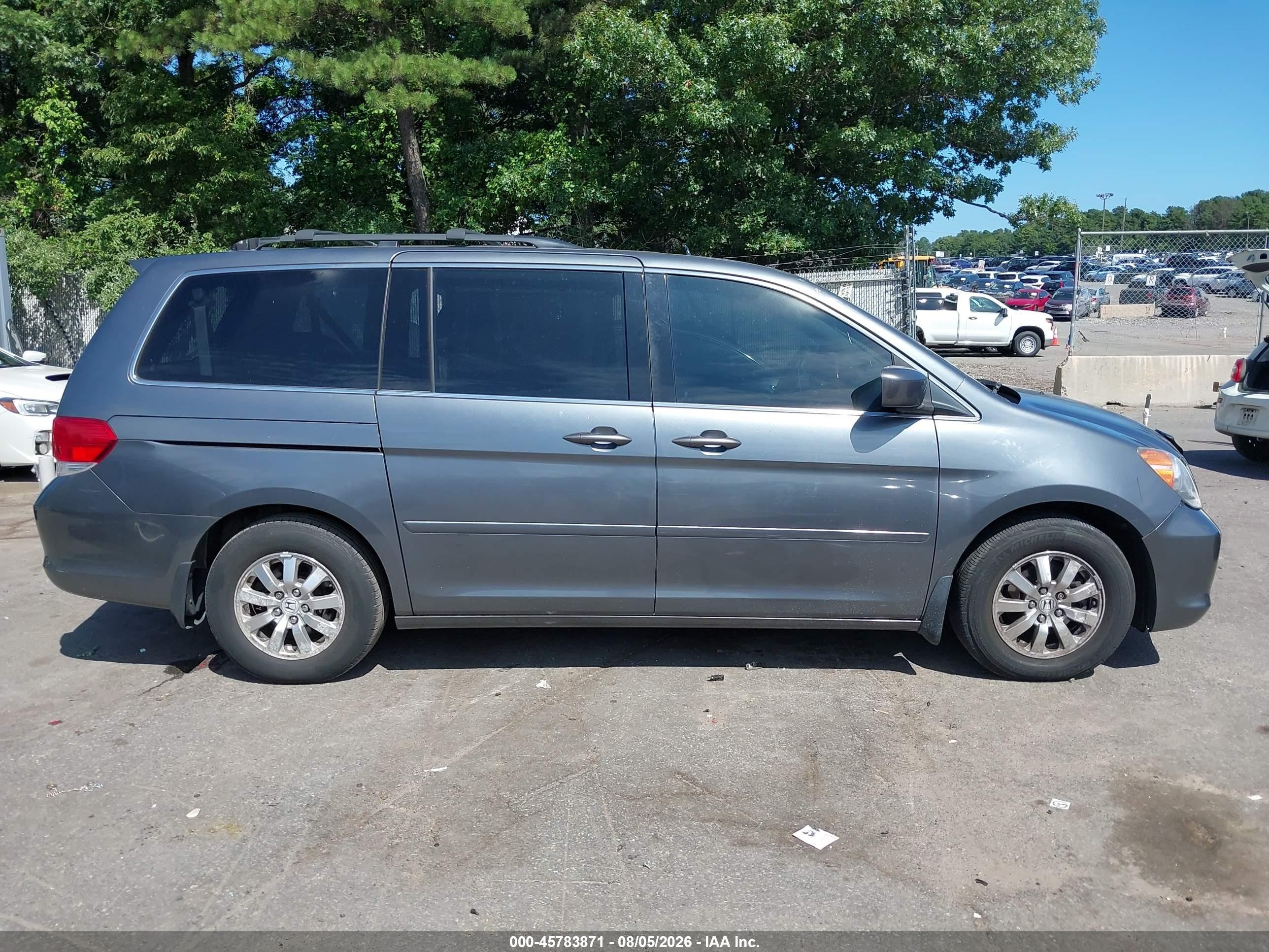 2010 Honda Odyssey Ex-l Gray vin: 5FNRL3H73AB085176