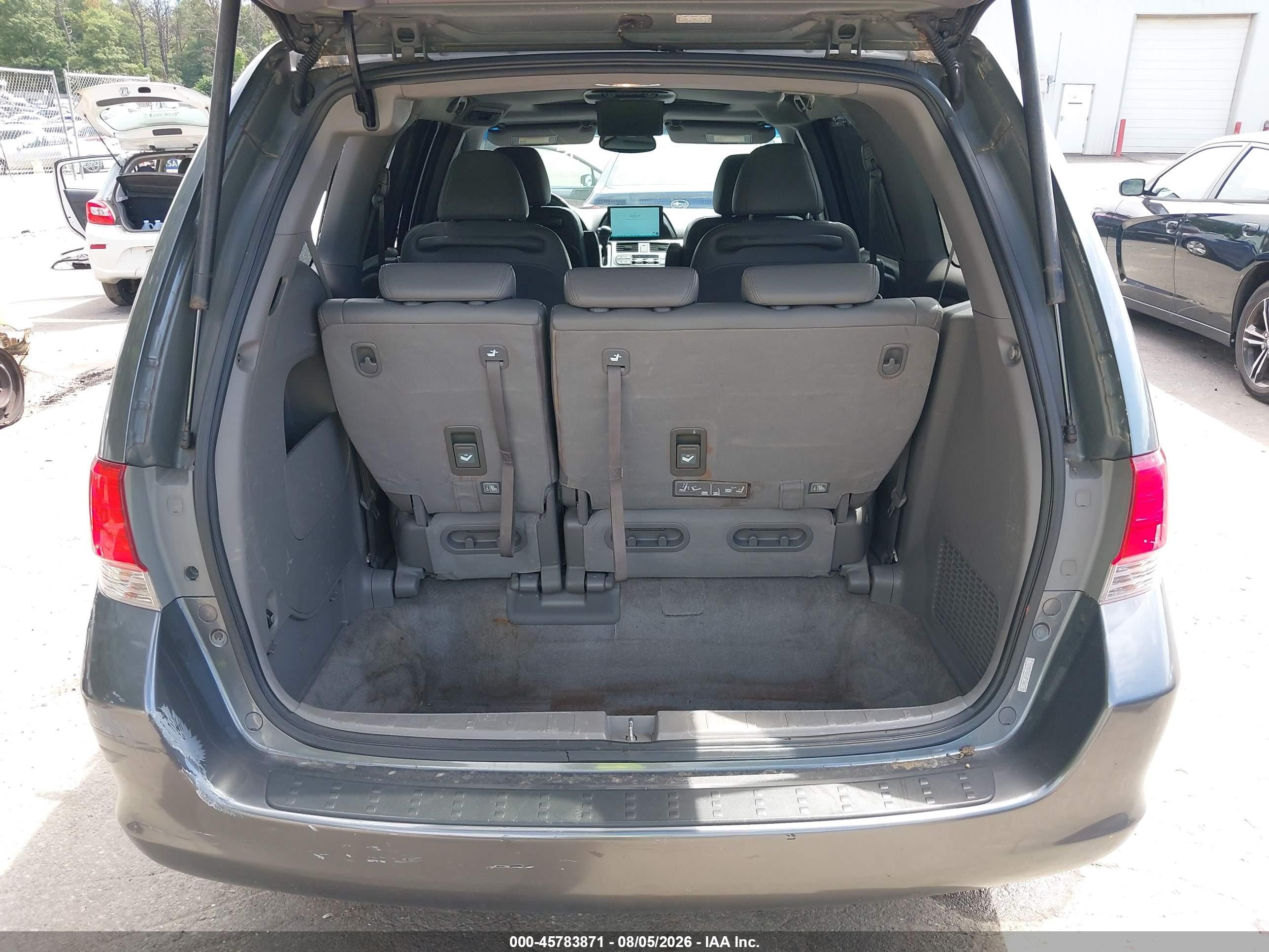 2010 Honda Odyssey Ex-l Gray vin: 5FNRL3H73AB085176