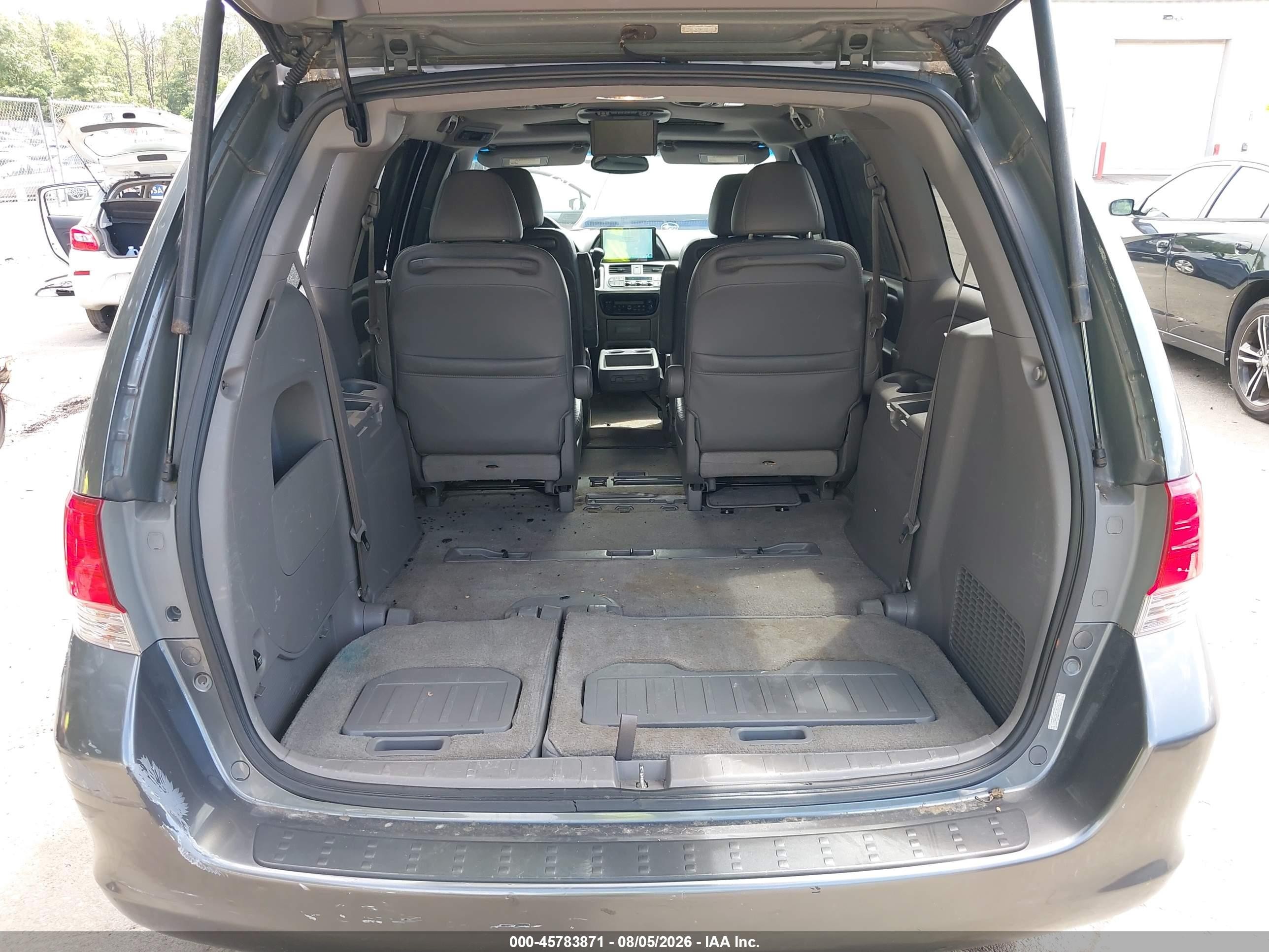 2010 Honda Odyssey Ex-l Gray vin: 5FNRL3H73AB085176