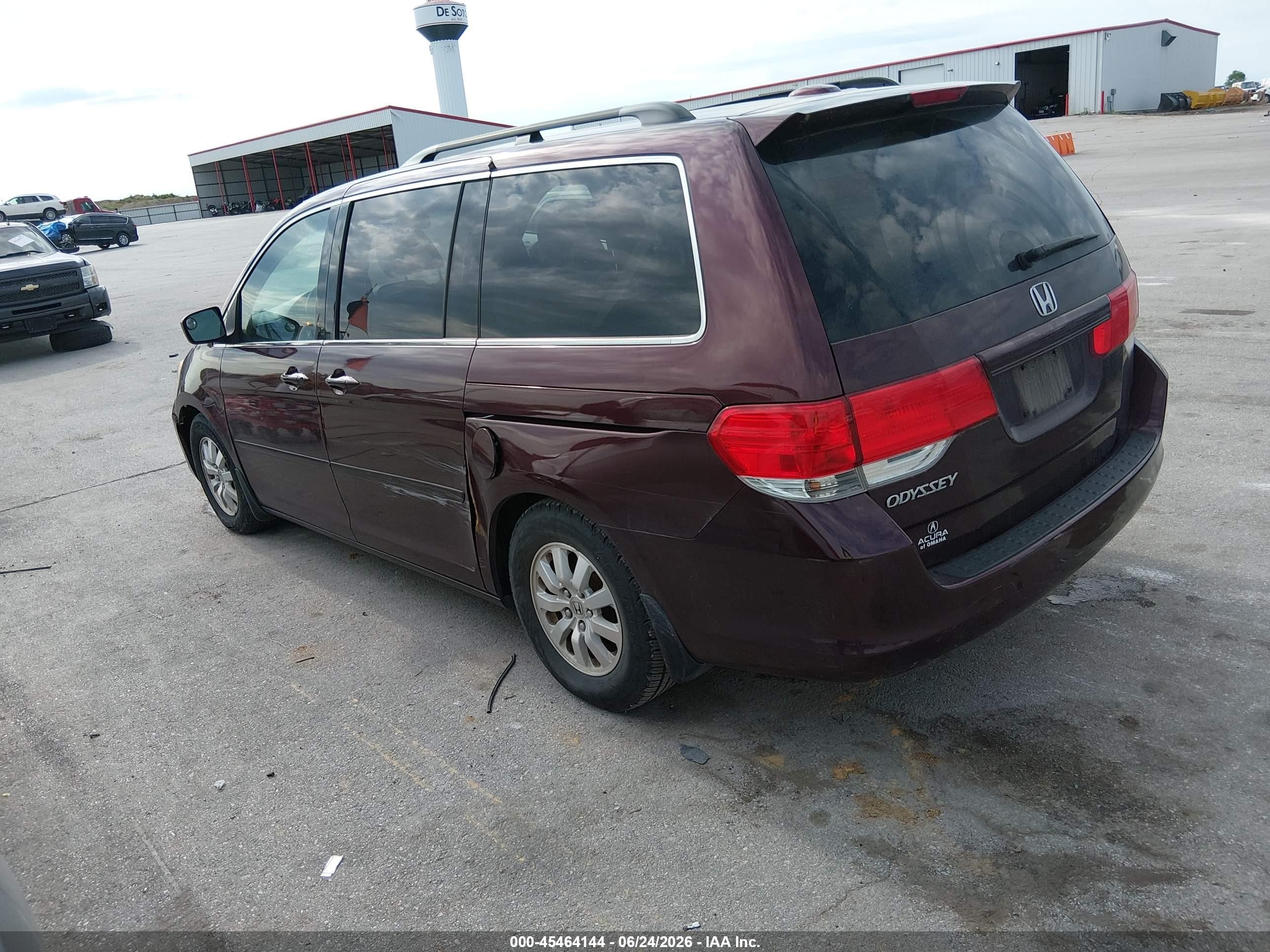 2010 Honda Odyssey Ex-l Maroon vin: 5FNRL3H73AB105605