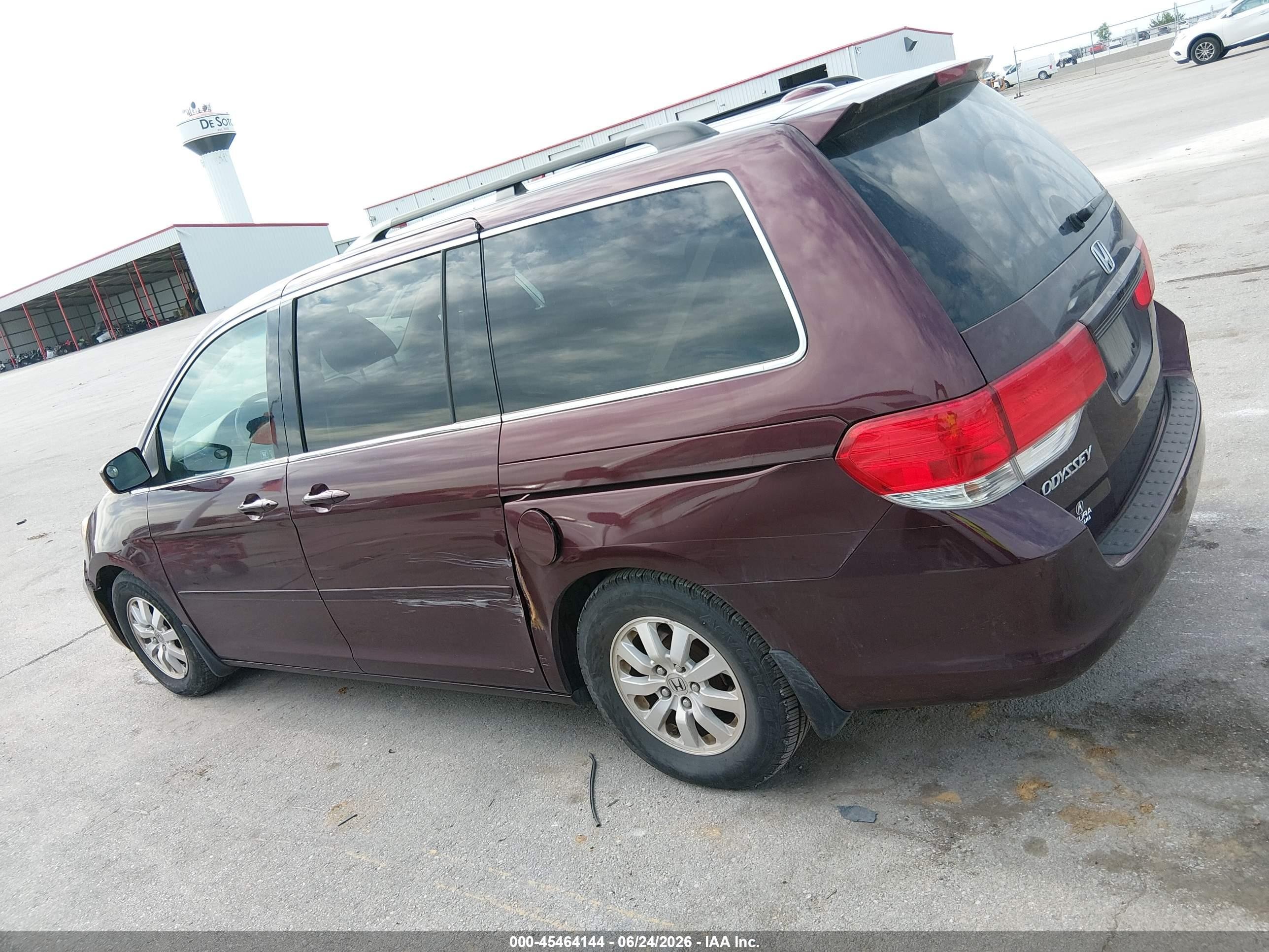 2010 Honda Odyssey Ex-l Maroon vin: 5FNRL3H73AB105605