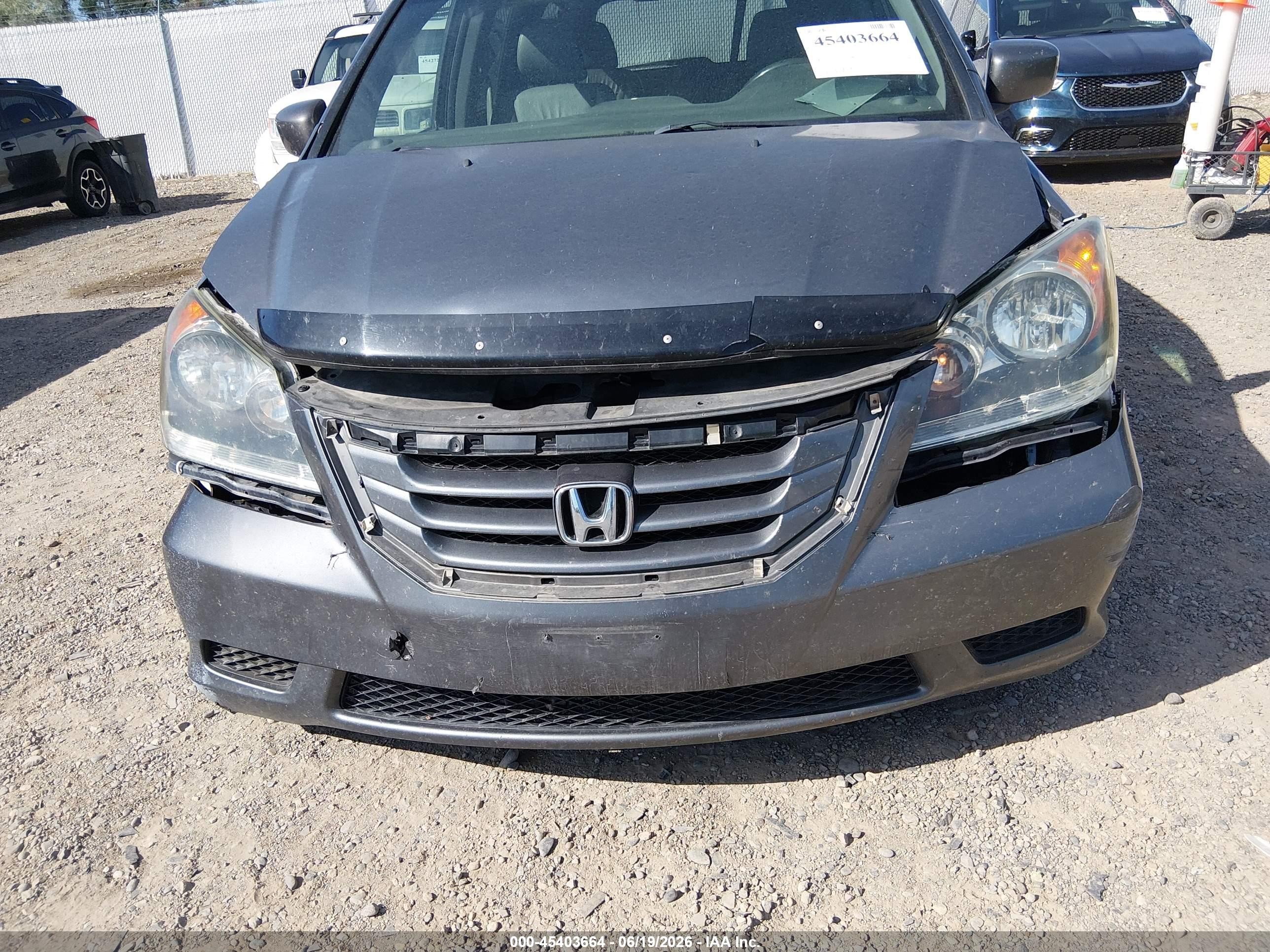 2010 Honda Odyssey Ex-l Gray vin: 5FNRL3H74AB019803