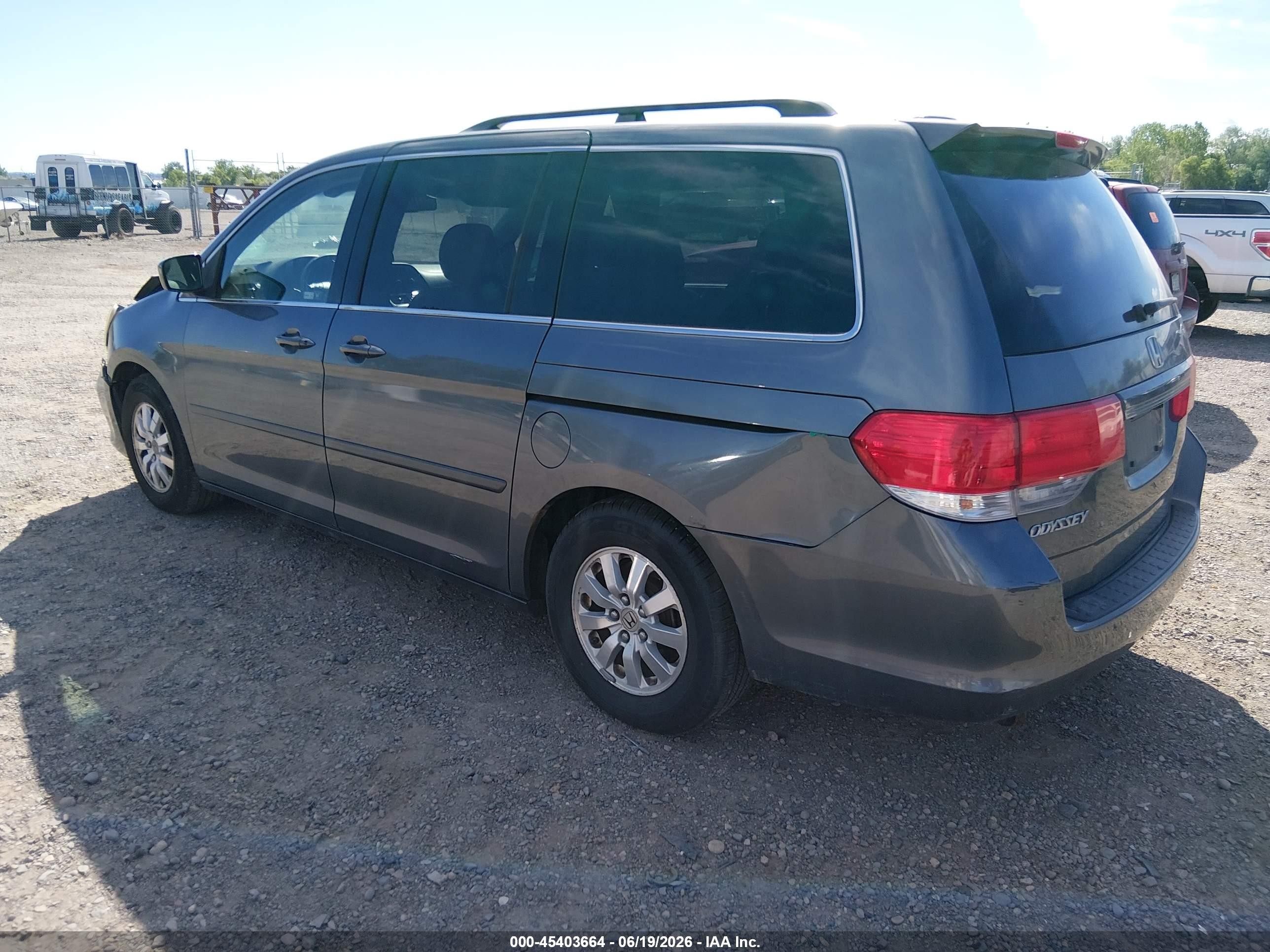 2010 Honda Odyssey Ex-l Gray vin: 5FNRL3H74AB019803