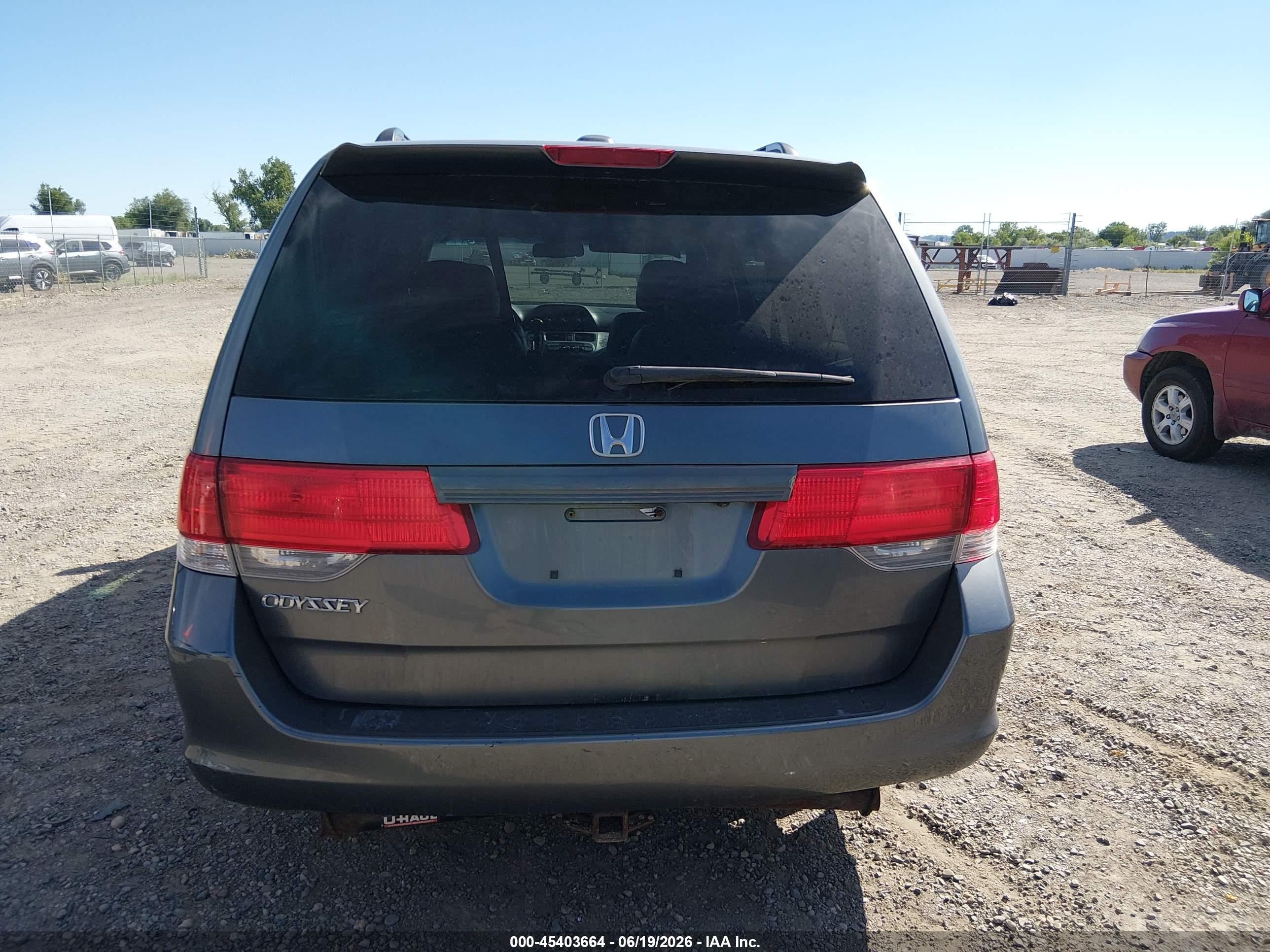 2010 Honda Odyssey Ex-l Gray vin: 5FNRL3H74AB019803