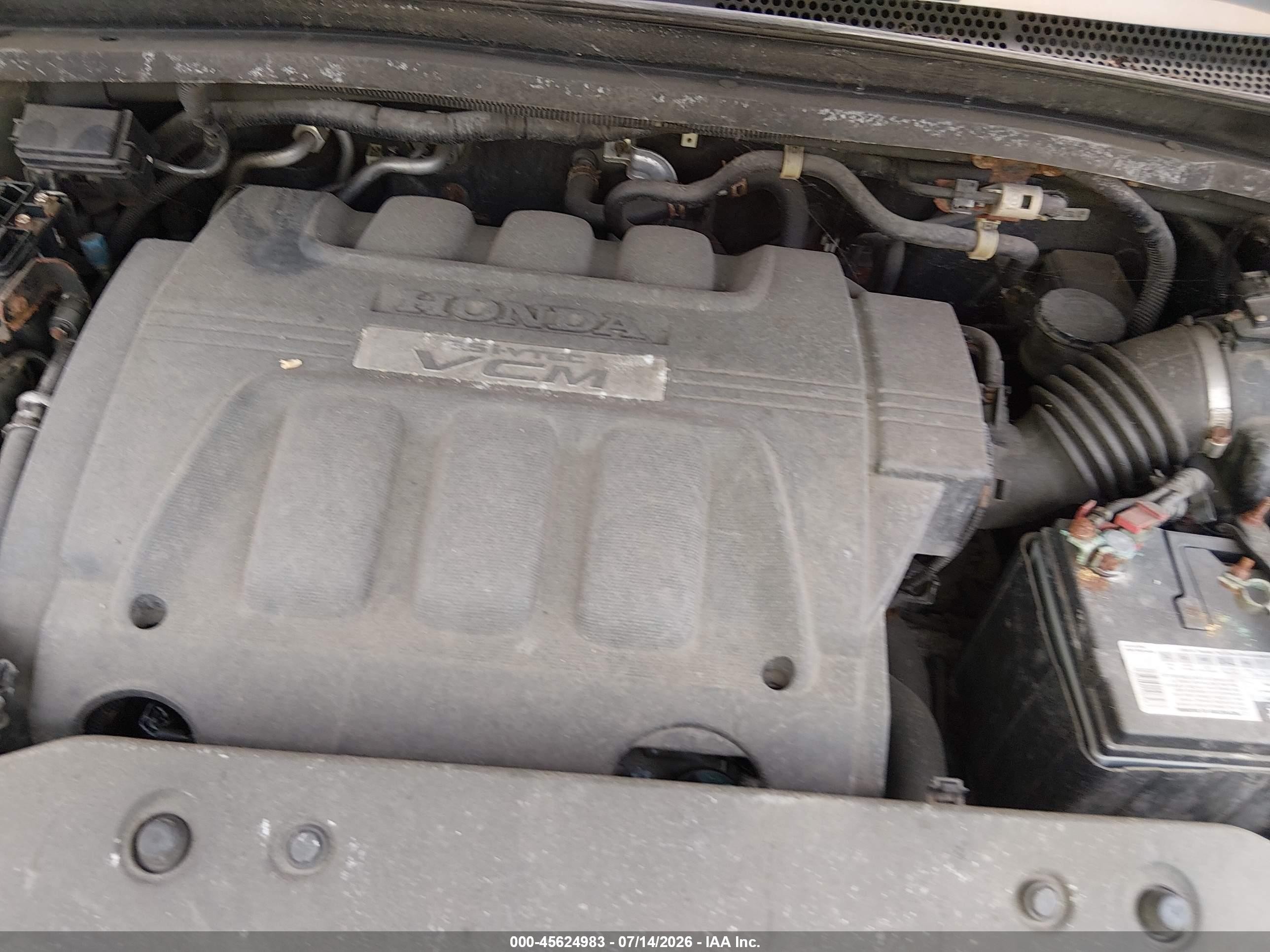 2010 Honda Odyssey Ex-l Gray vin: 5FNRL3H74AB023642