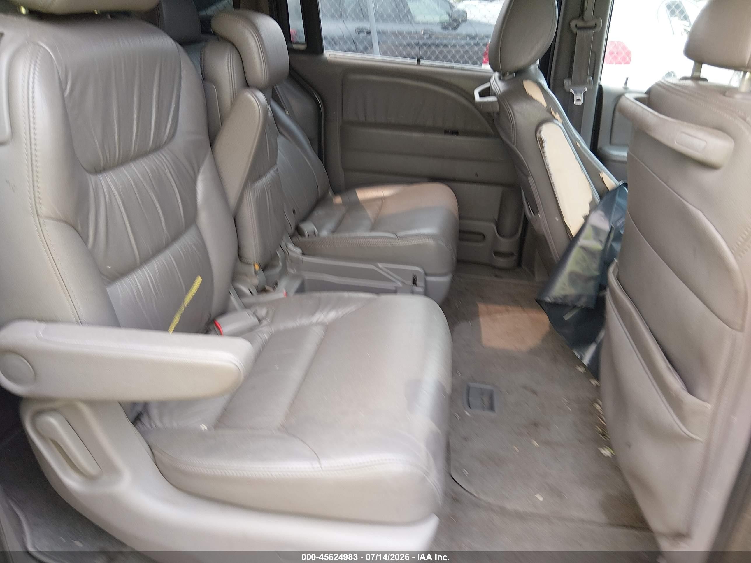 2010 Honda Odyssey Ex-l Gray vin: 5FNRL3H74AB023642