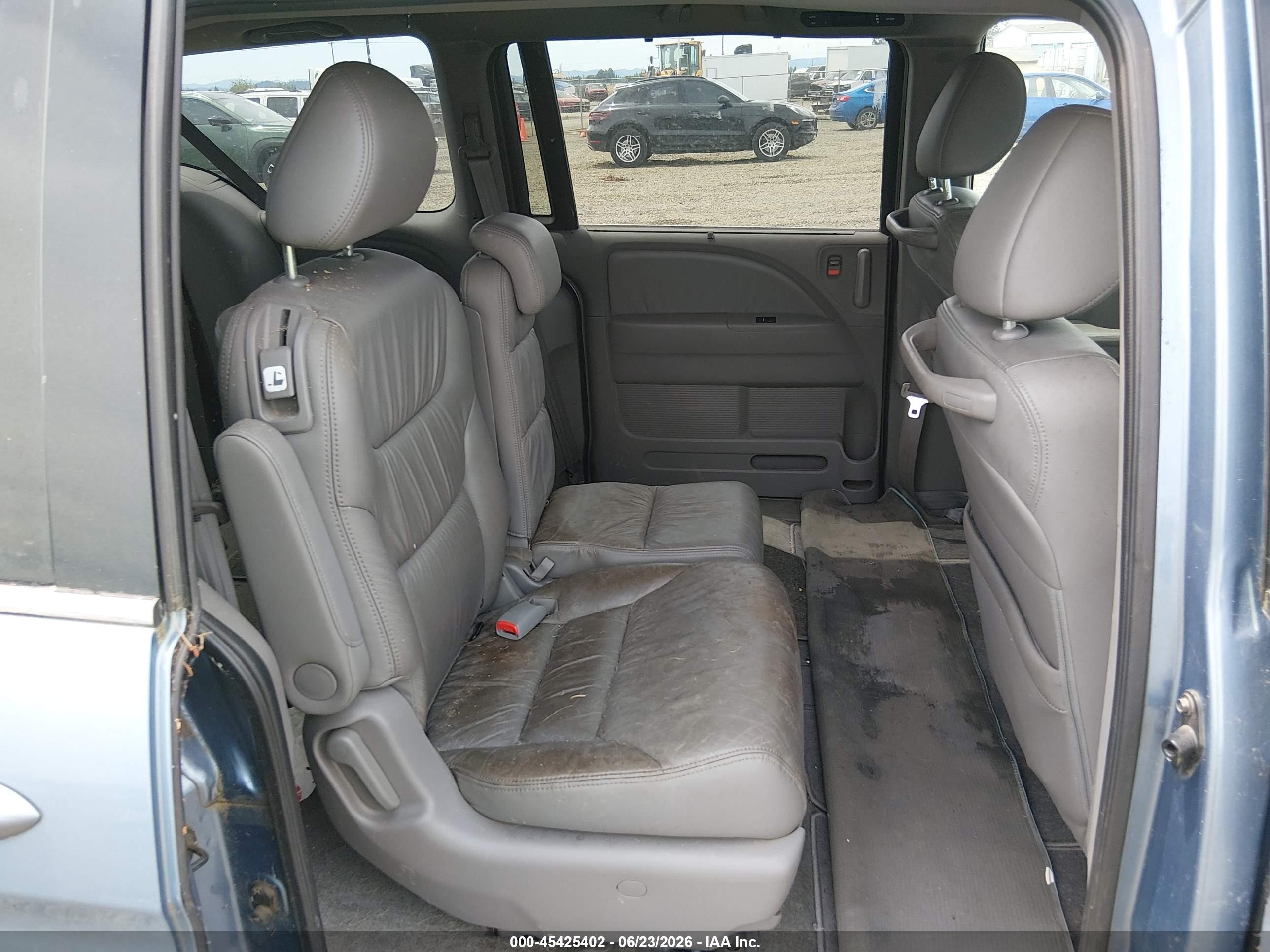 2010 Honda Odyssey Ex-l Light Blue vin: 5FNRL3H74AB029442