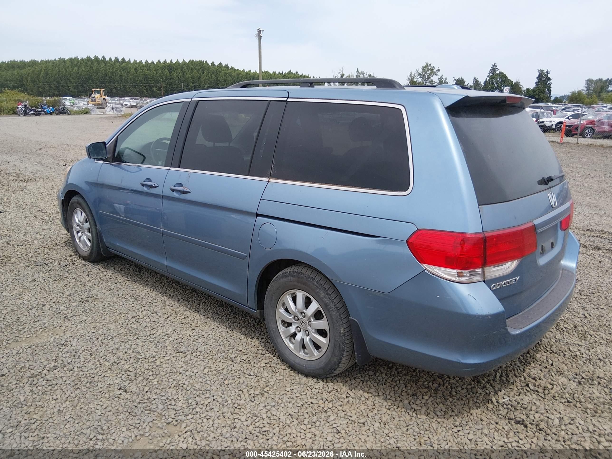 2010 Honda Odyssey Ex-l Light Blue vin: 5FNRL3H74AB029442