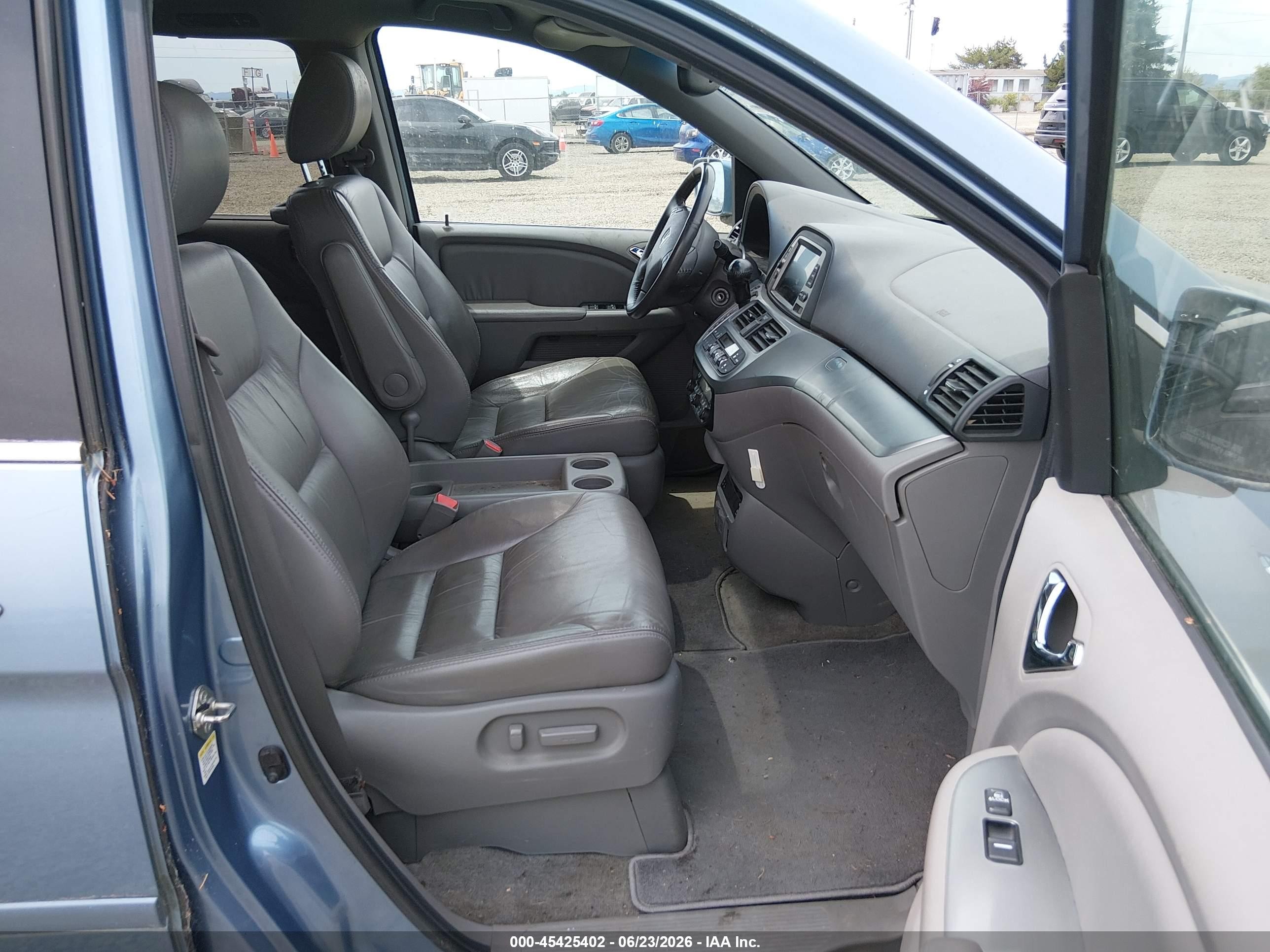 2010 Honda Odyssey Ex-l Light Blue vin: 5FNRL3H74AB029442