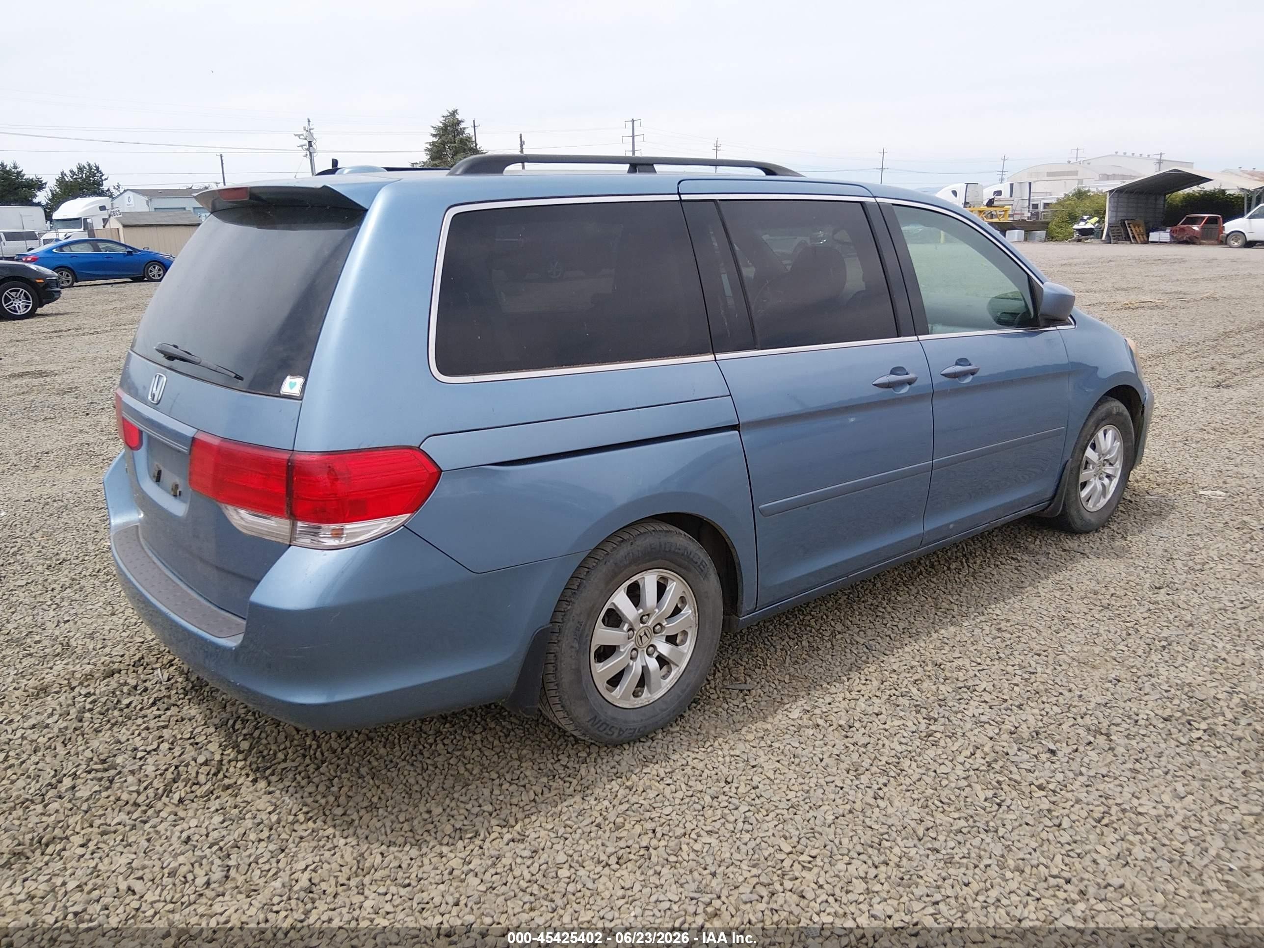 2010 Honda Odyssey Ex-l Light Blue vin: 5FNRL3H74AB029442
