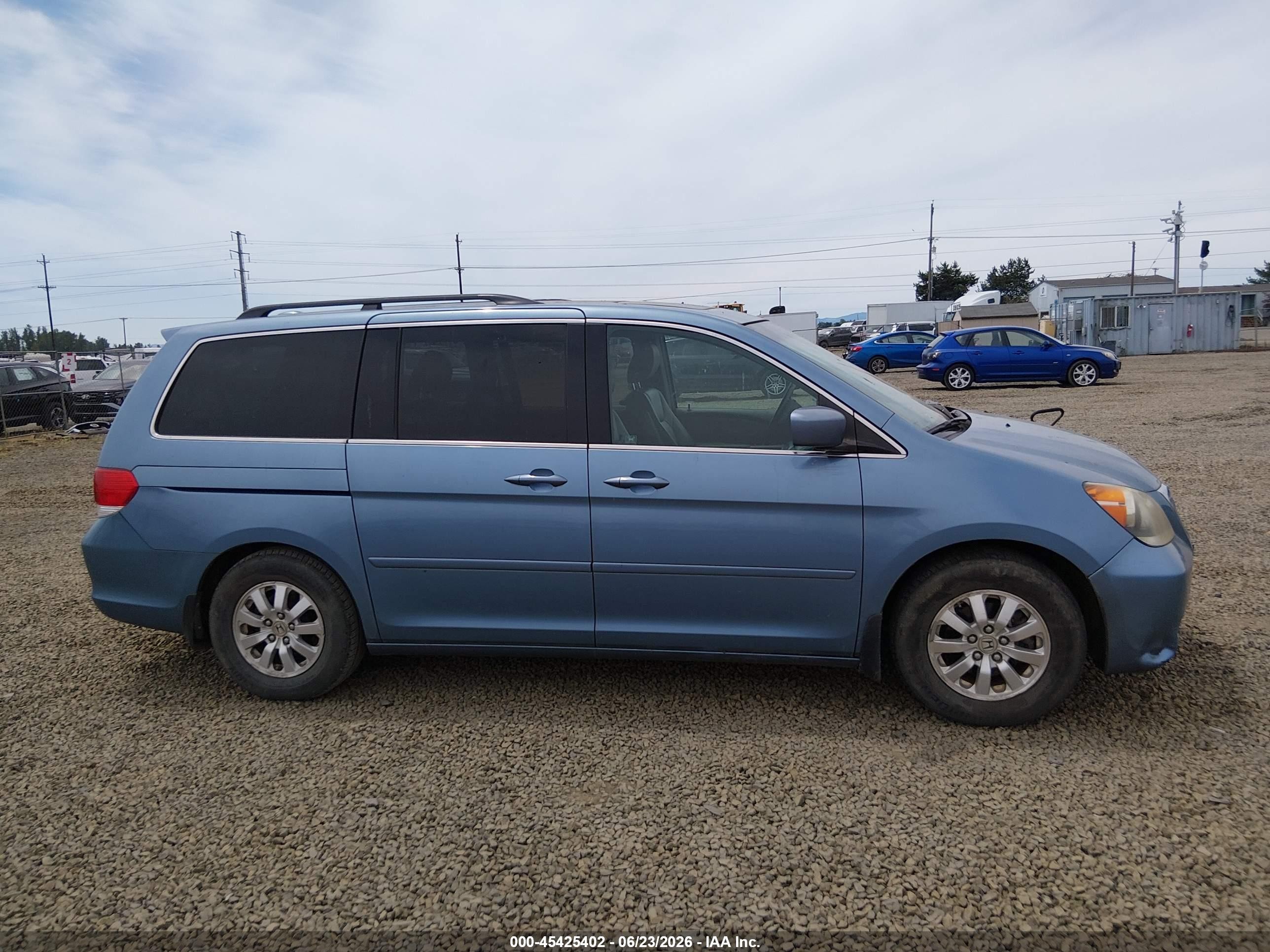 2010 Honda Odyssey Ex-l Light Blue vin: 5FNRL3H74AB029442