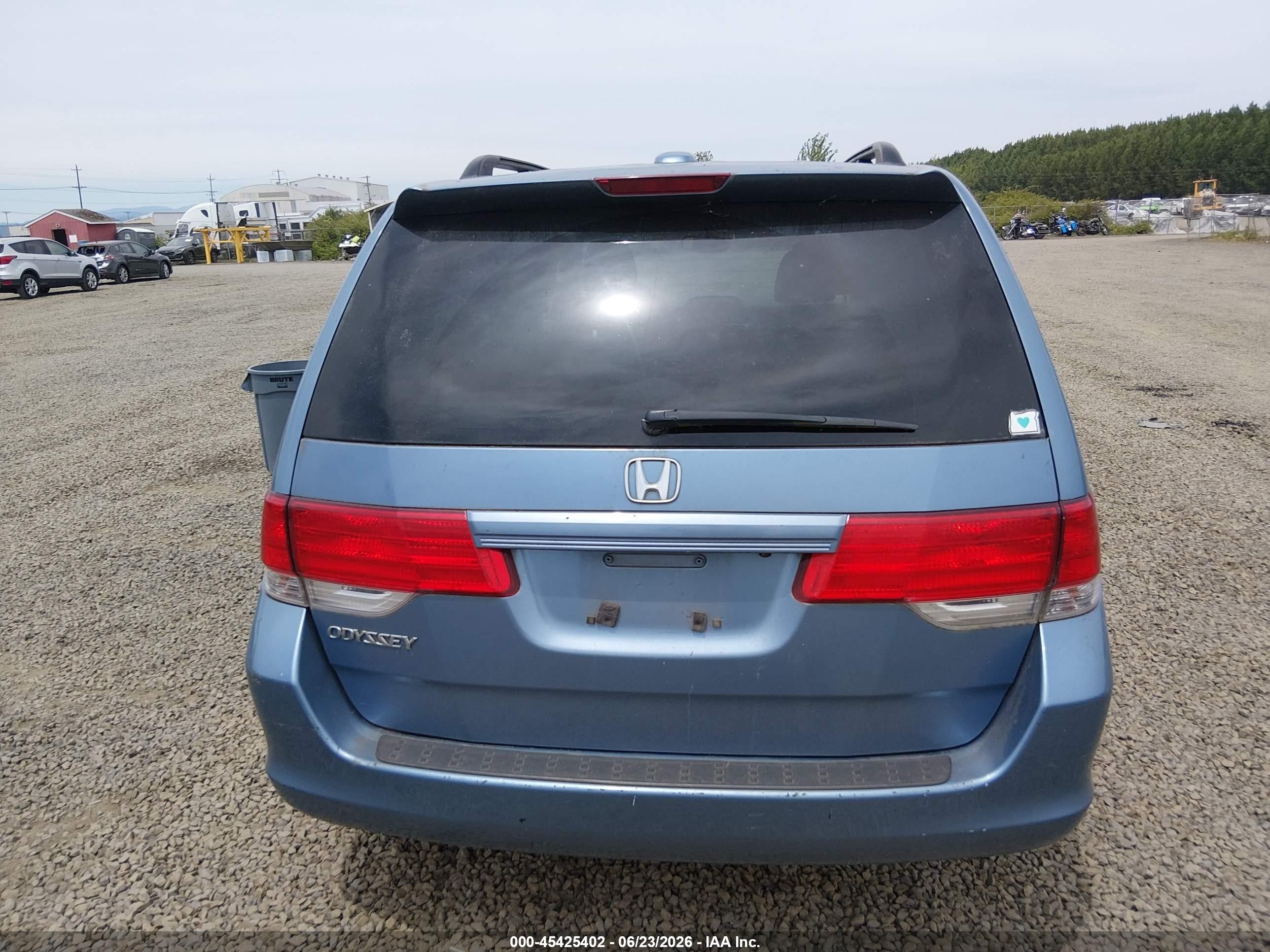 2010 Honda Odyssey Ex-l Light Blue vin: 5FNRL3H74AB029442
