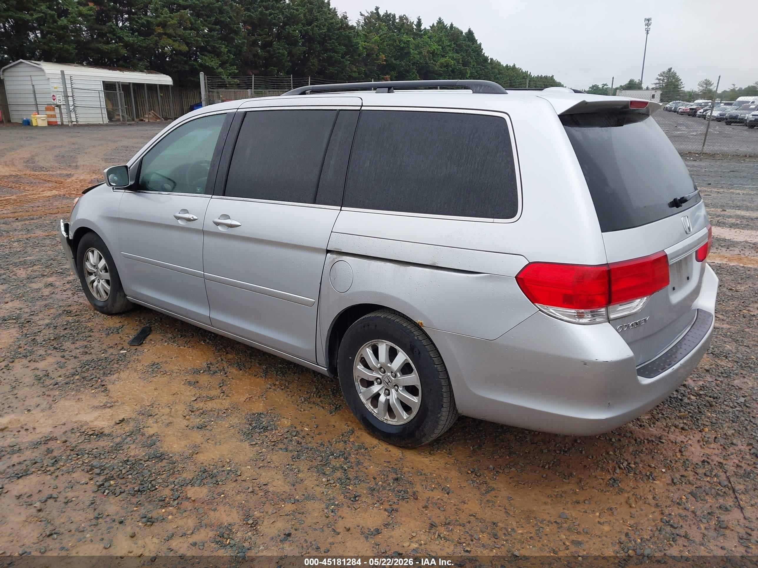 2010 Honda Odyssey Ex-l Silver vin: 5FNRL3H74AB034396