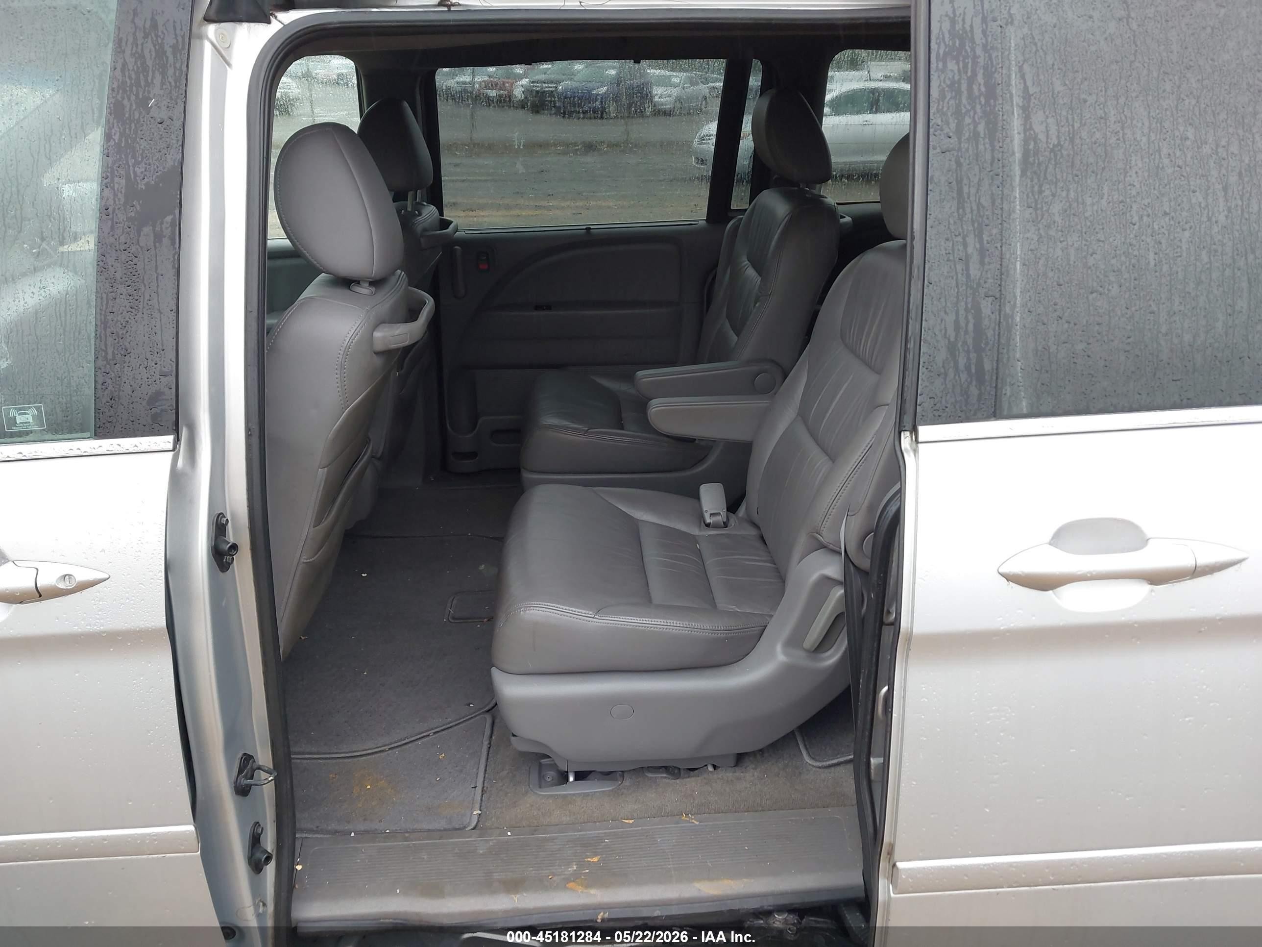 2010 Honda Odyssey Ex-l Silver vin: 5FNRL3H74AB034396