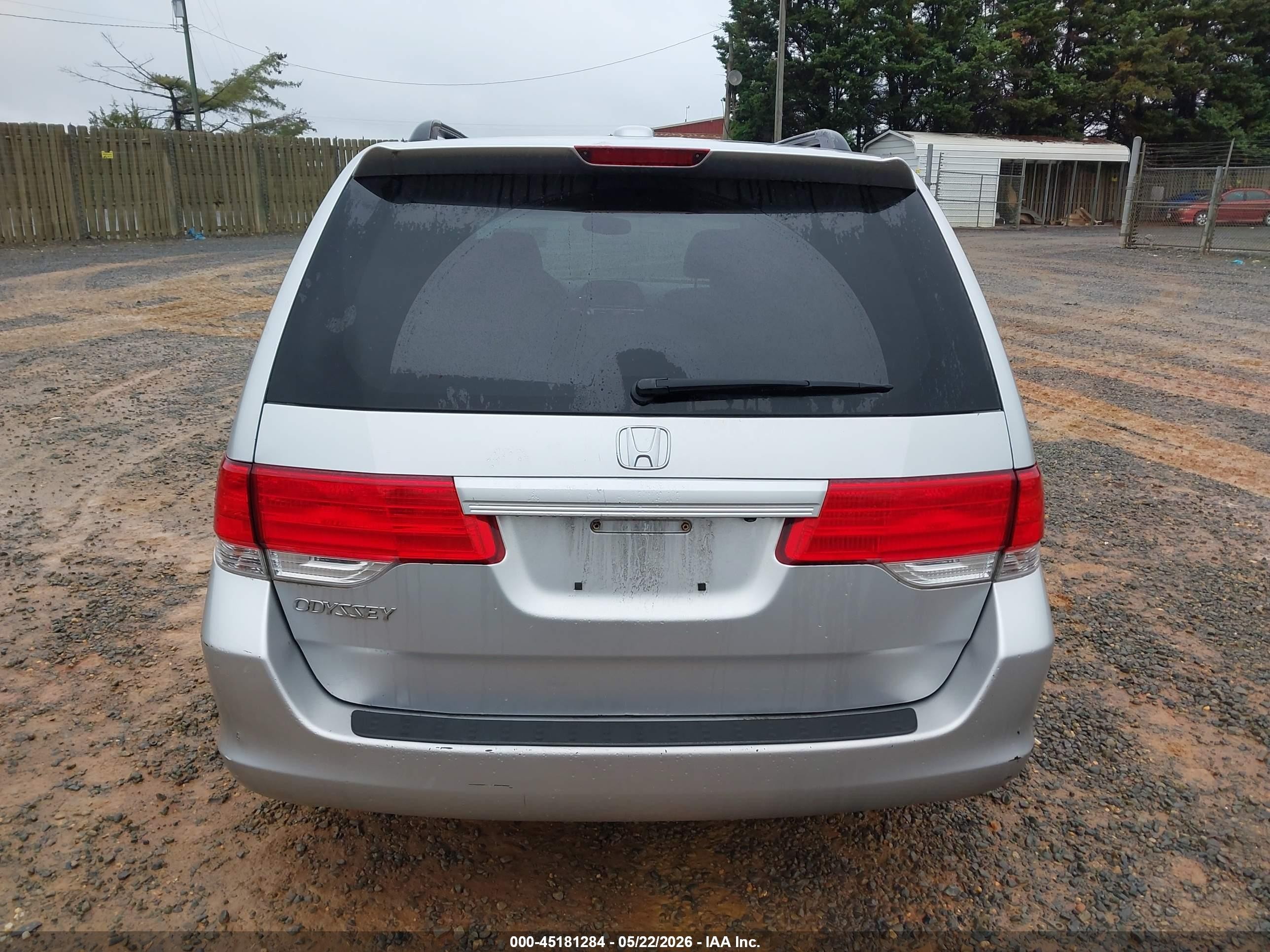 2010 Honda Odyssey Ex-l Silver vin: 5FNRL3H74AB034396