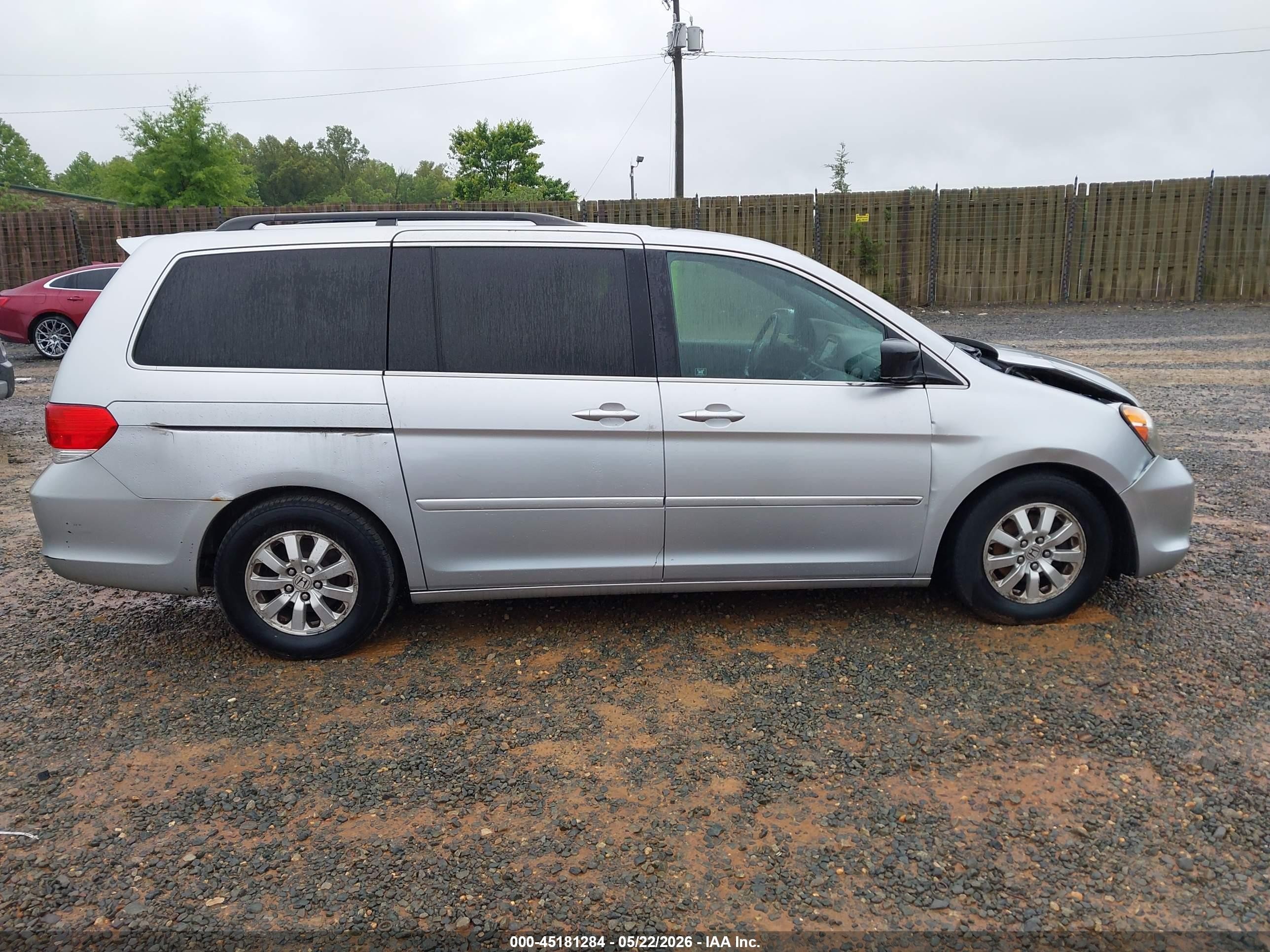 2010 Honda Odyssey Ex-l Silver vin: 5FNRL3H74AB034396